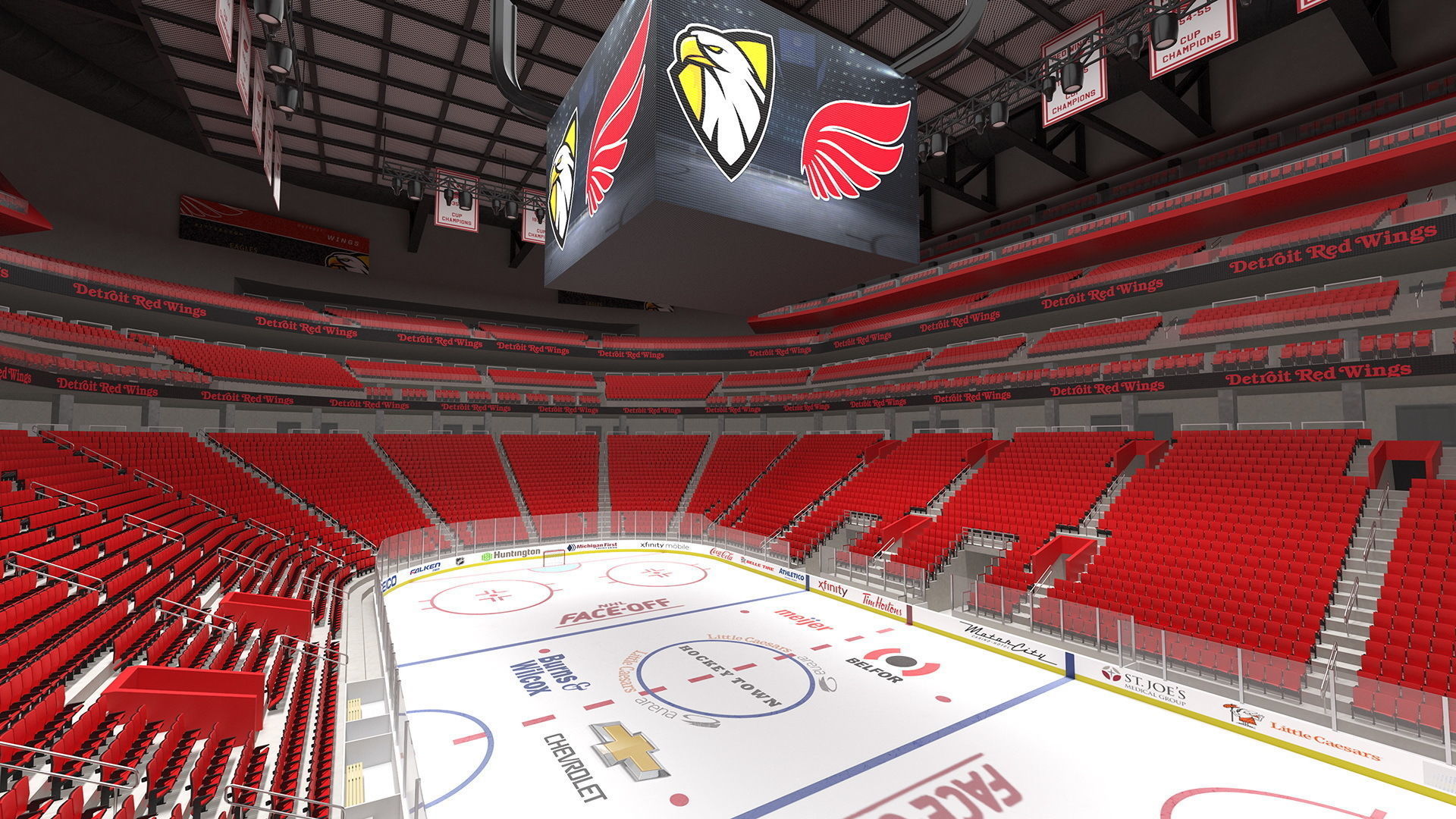 NHL Arena 3D model_2