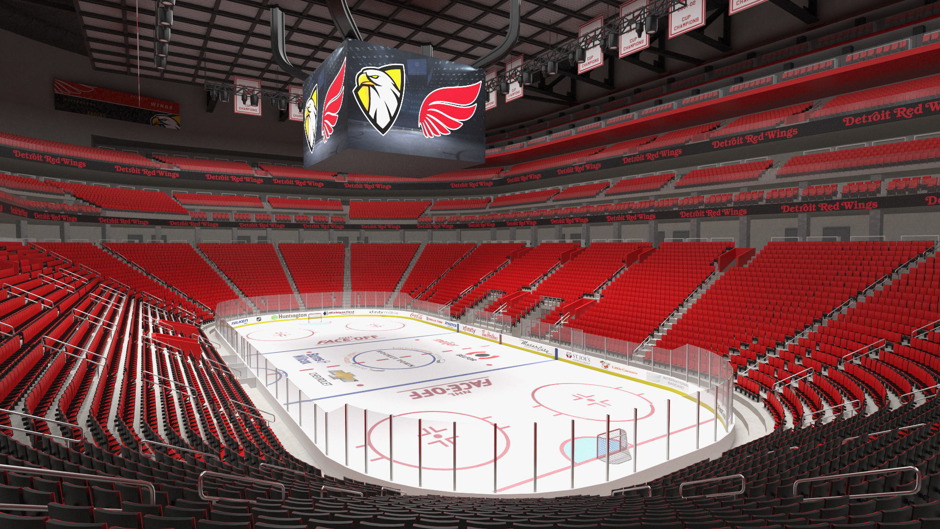 NHL Arena 3D model_1