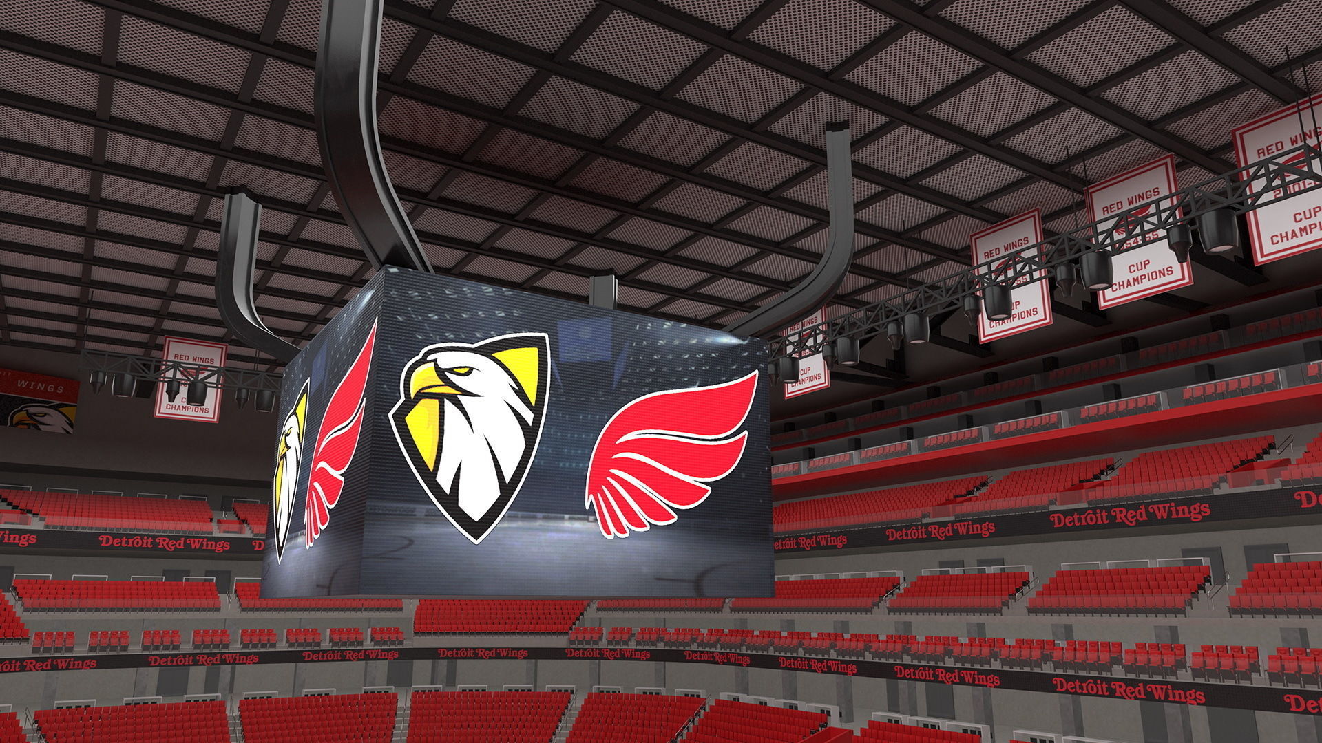 NHL Arena 3D model_13