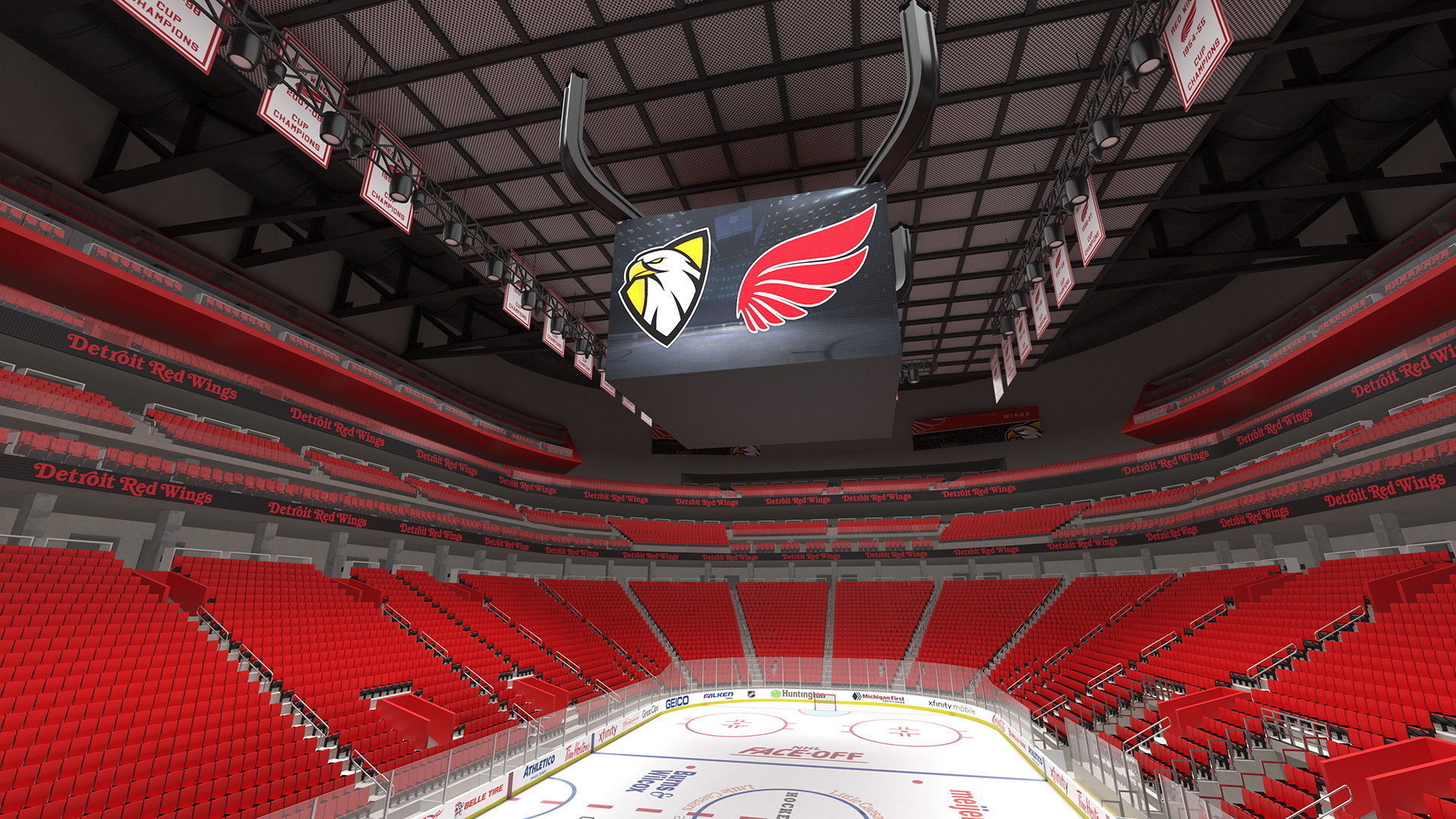 NHL Arena 3D model_3