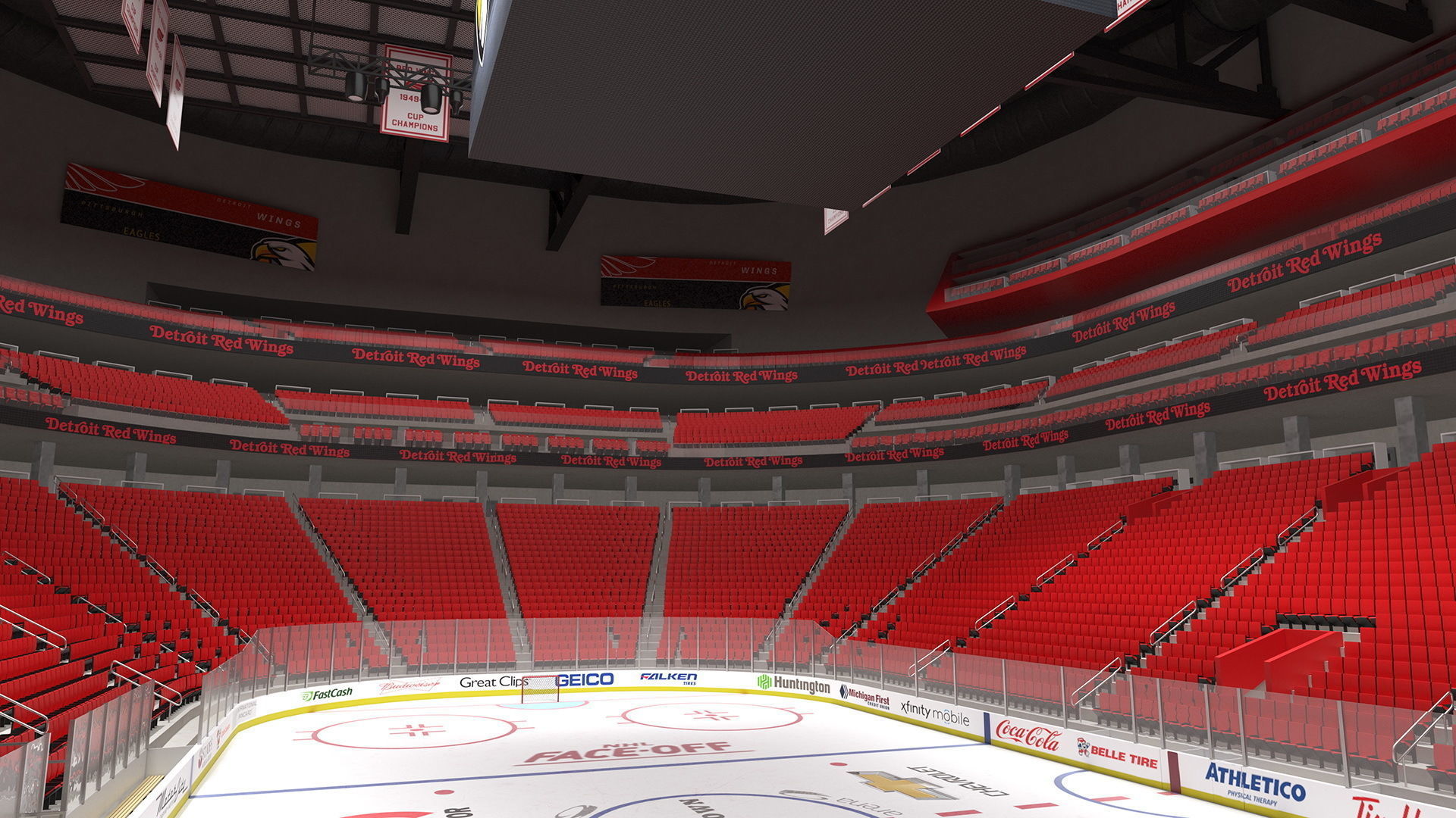 NHL Arena 3D model_7
