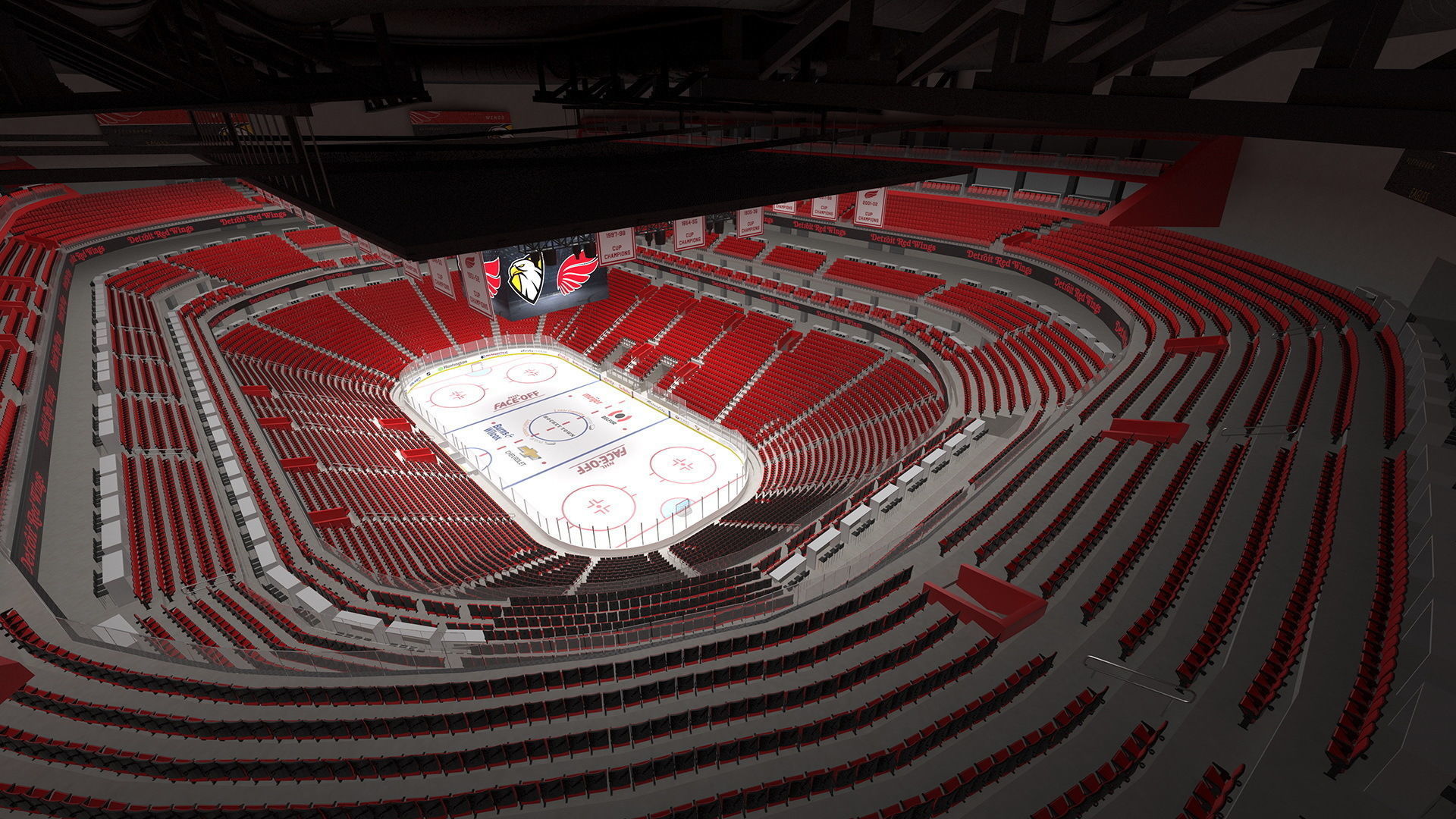 NHL Arena 3D model_5