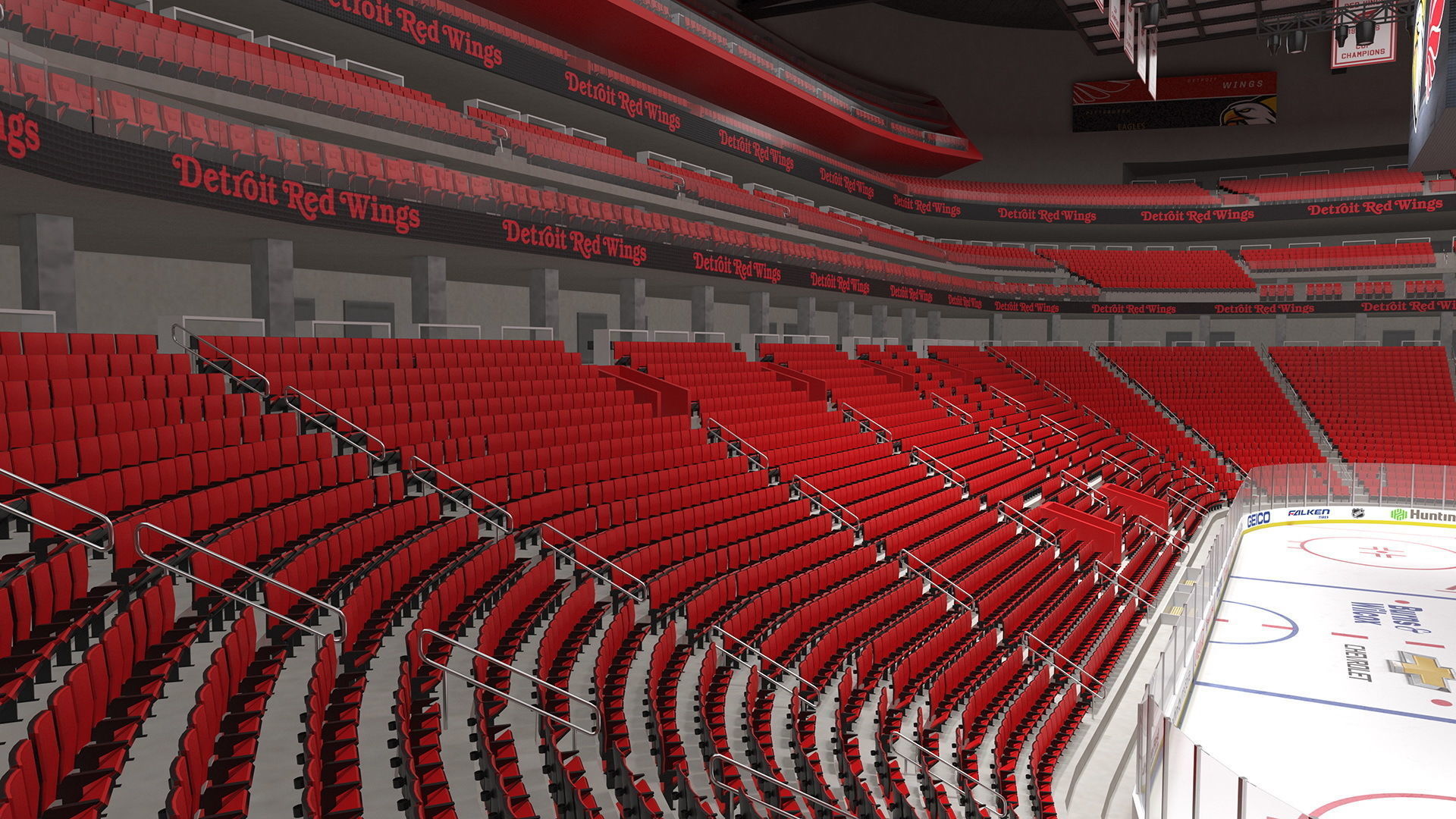 NHL Arena 3D model_20