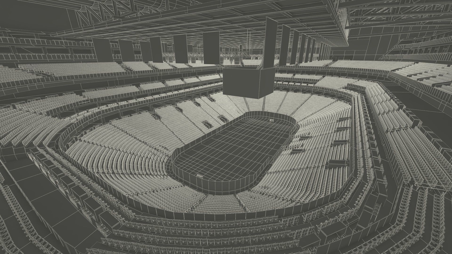 NHL Arena 3D model_35