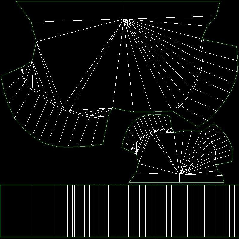 Decorated gateway Low-poly 3D model_15