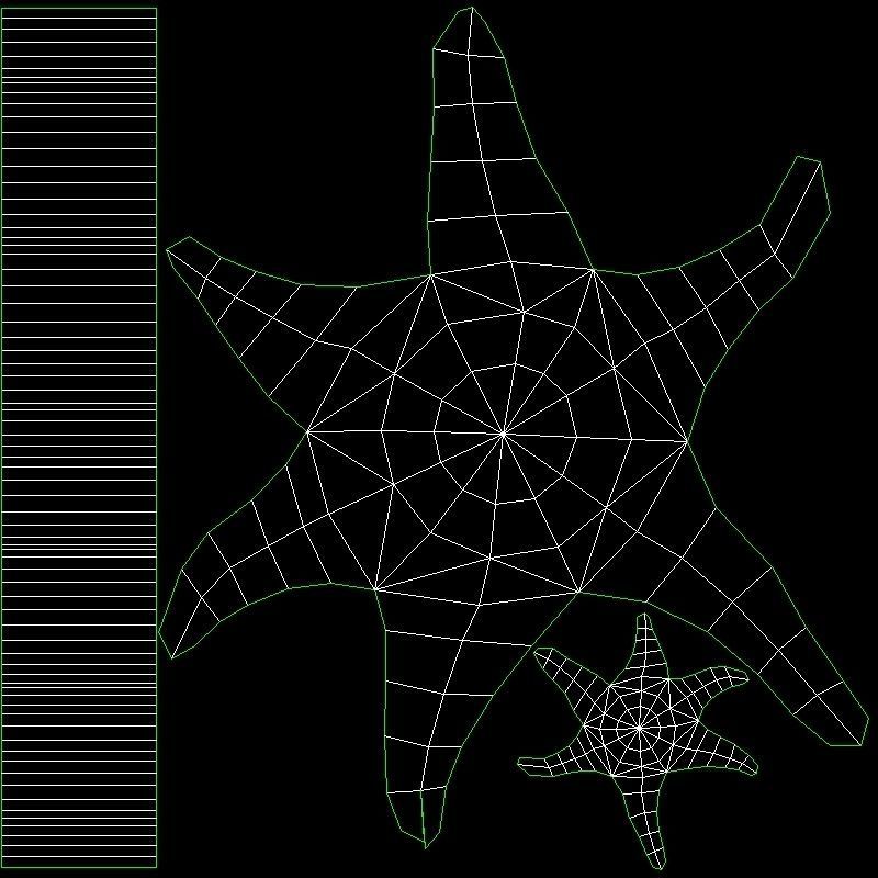 Decorated gateway Low-poly 3D model_17