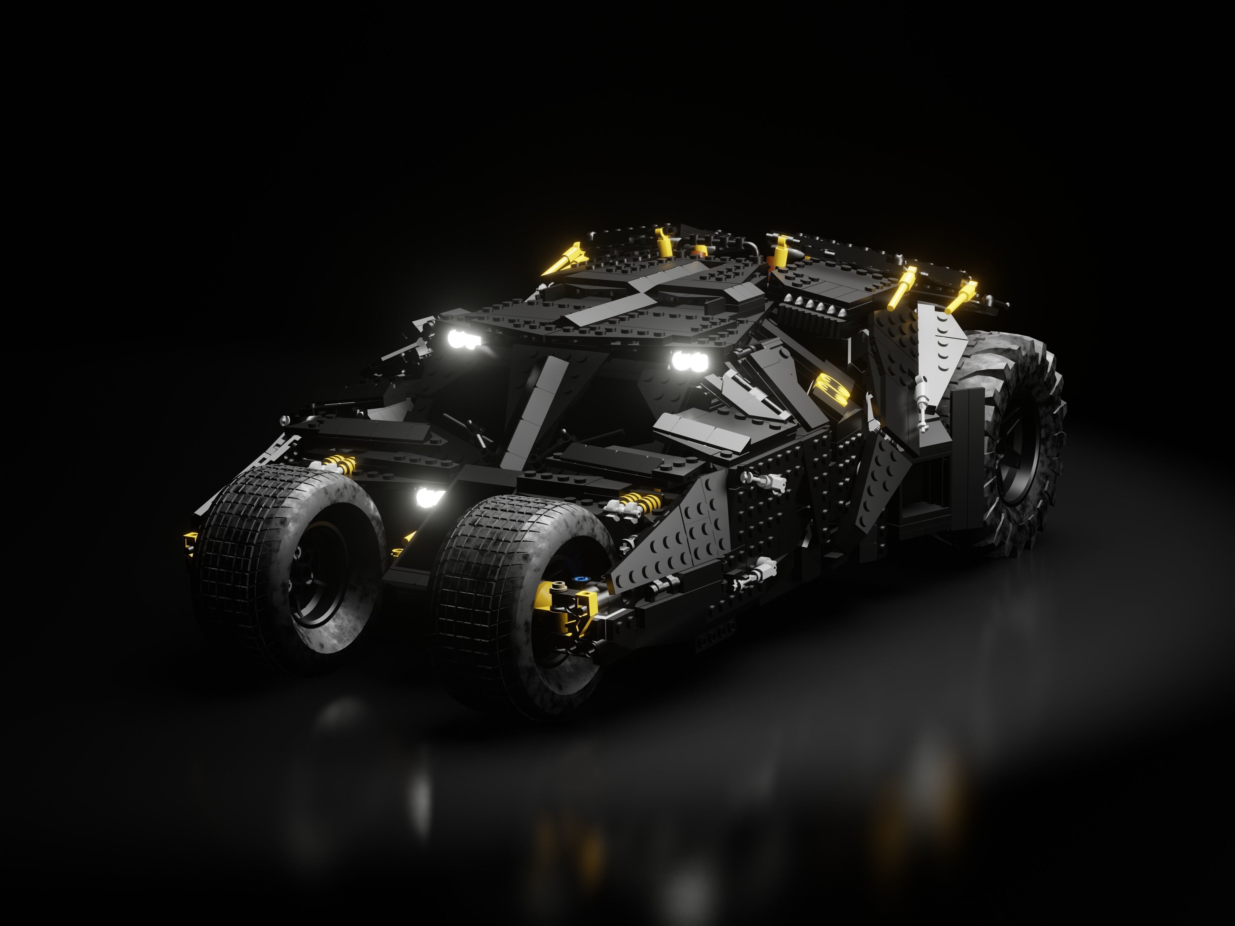 LEGO Batmobile Tumbler 3D model 3D model_1