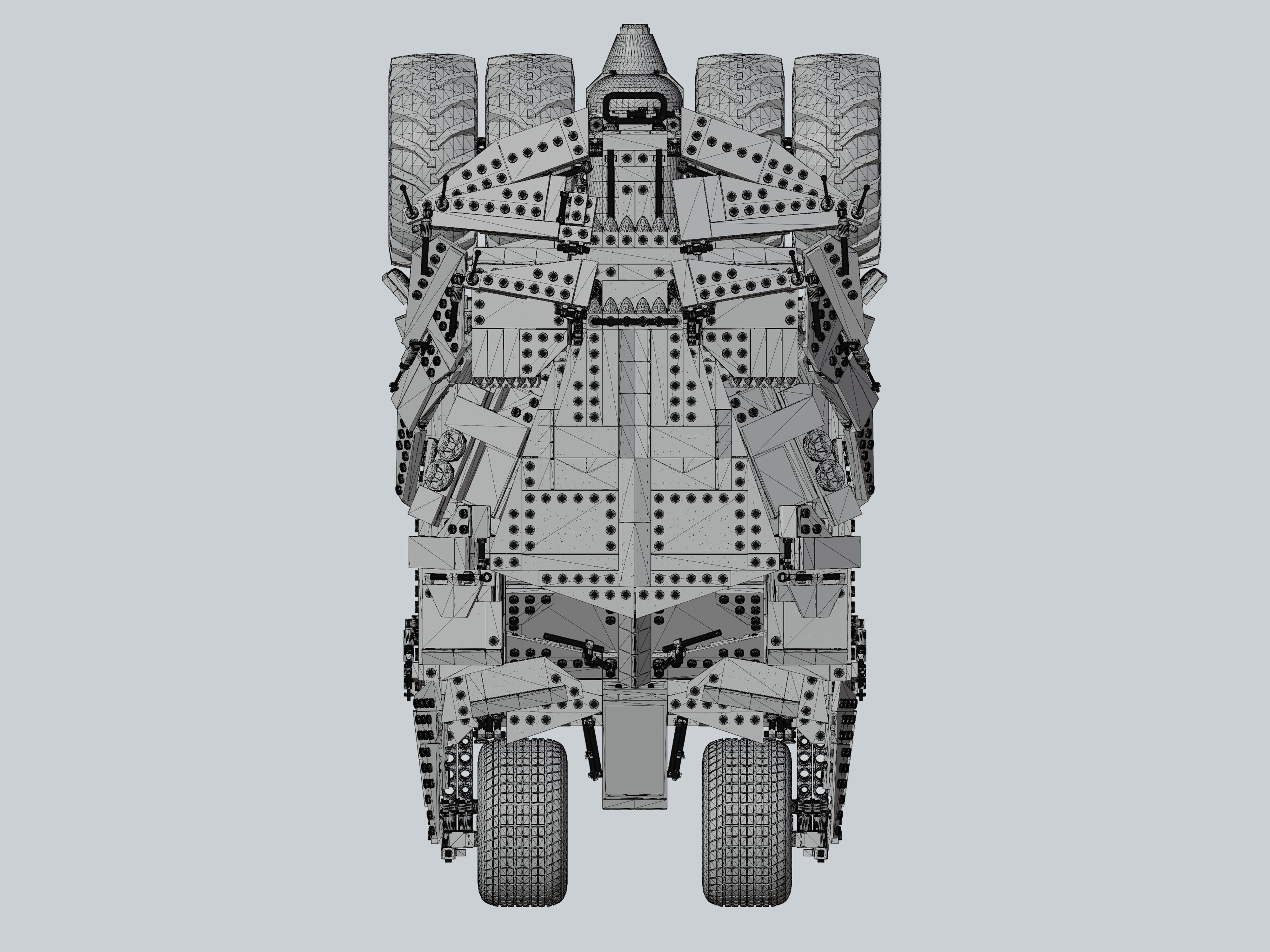 LEGO Batmobile Tumbler 3D model 3D model_11