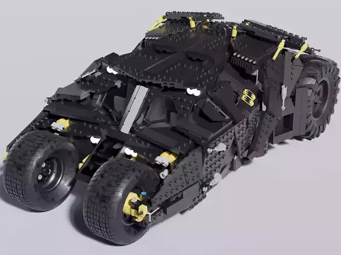 LEGO Batmobile Tumbler 3D model 3D model