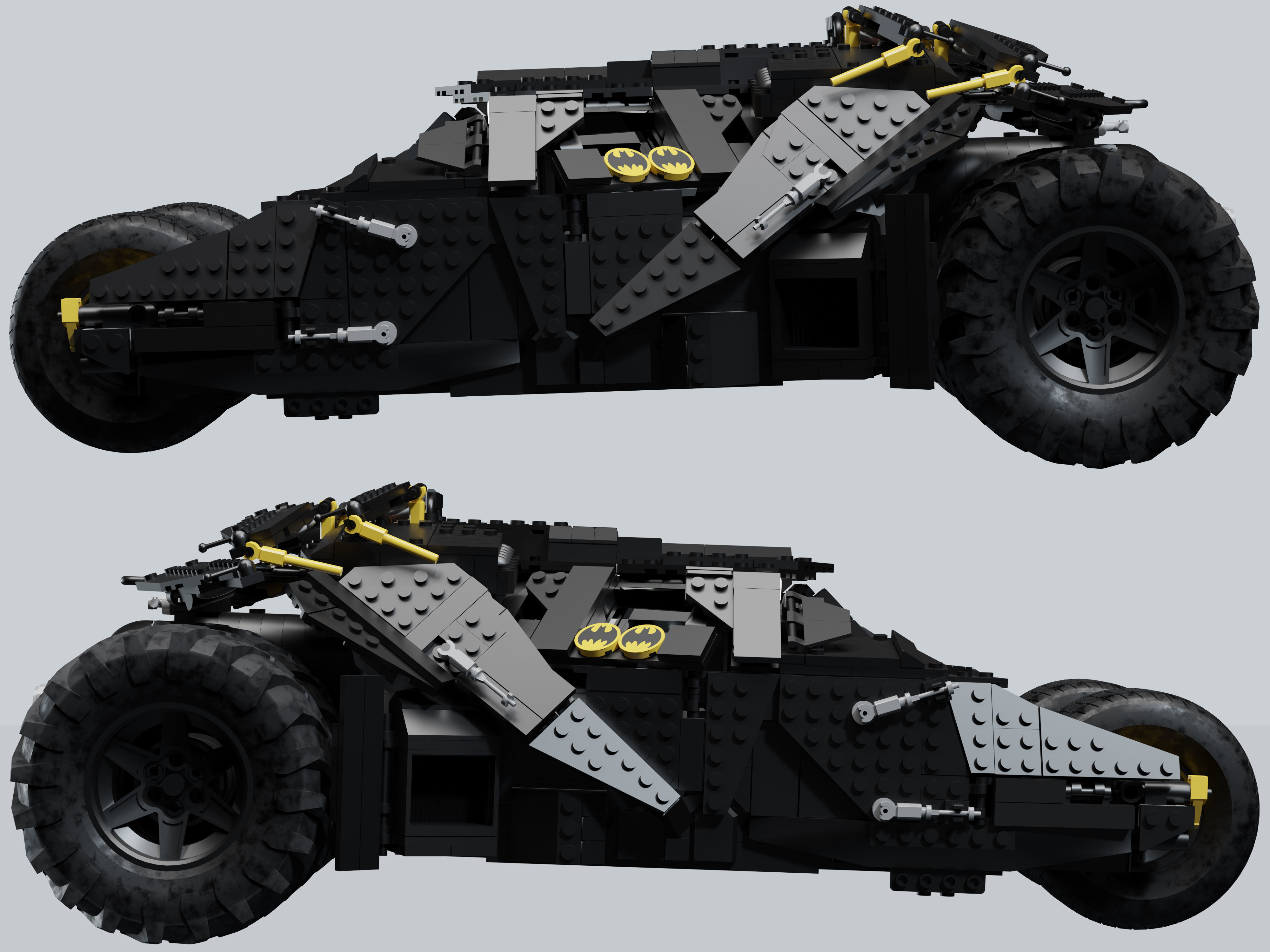 LEGO Batmobile Tumbler 3D model 3D model_8