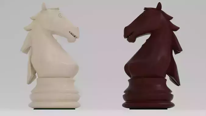 Knight  Wooden Chess Pieces