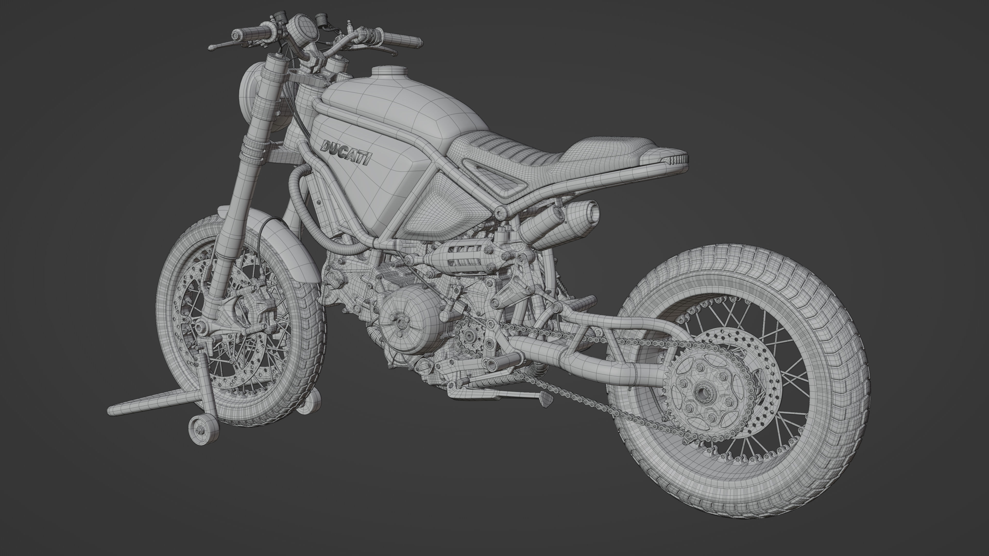 Custom Master Motorcycle 3D model_28