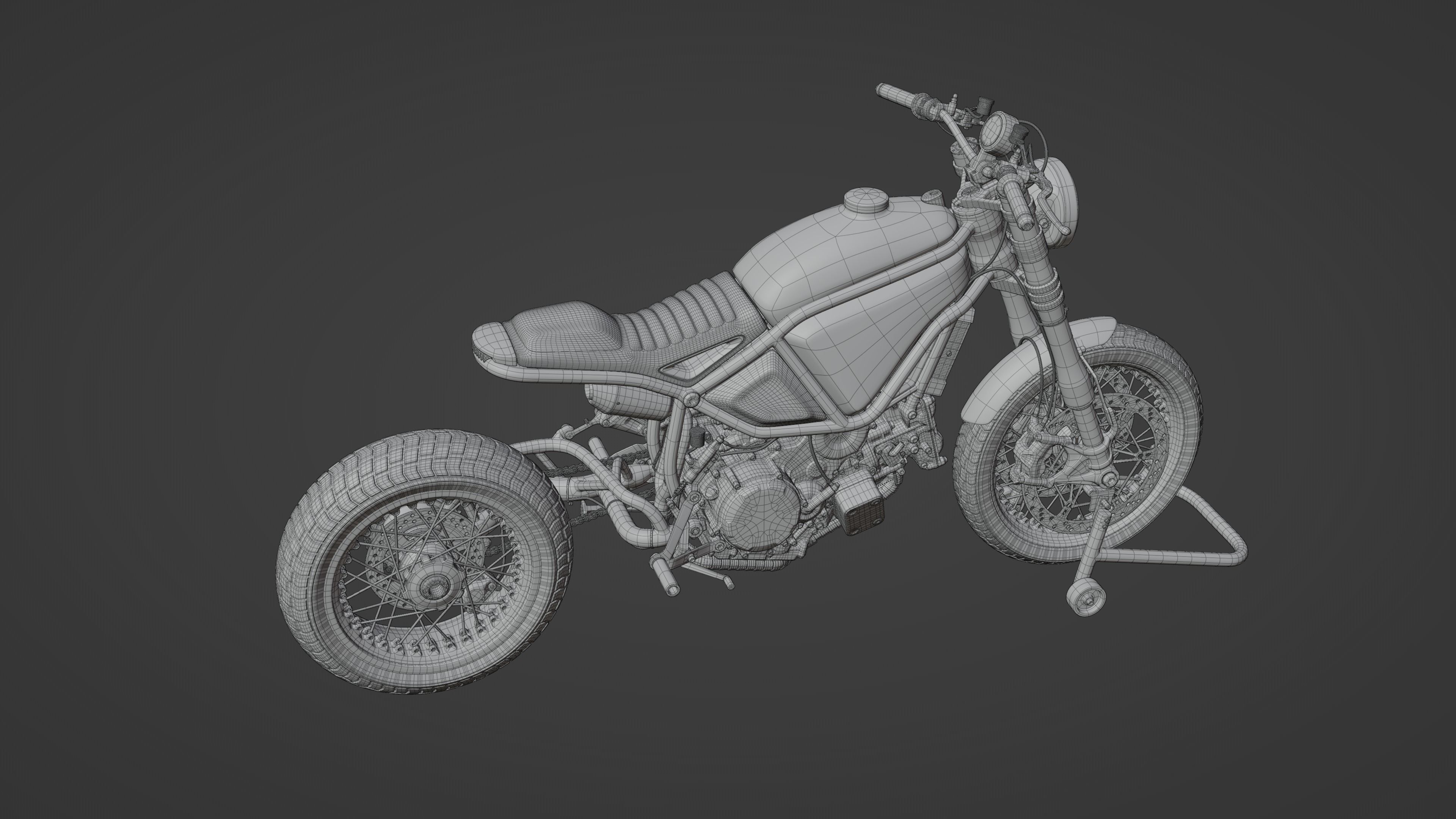 Custom Master Motorcycle 3D model_40