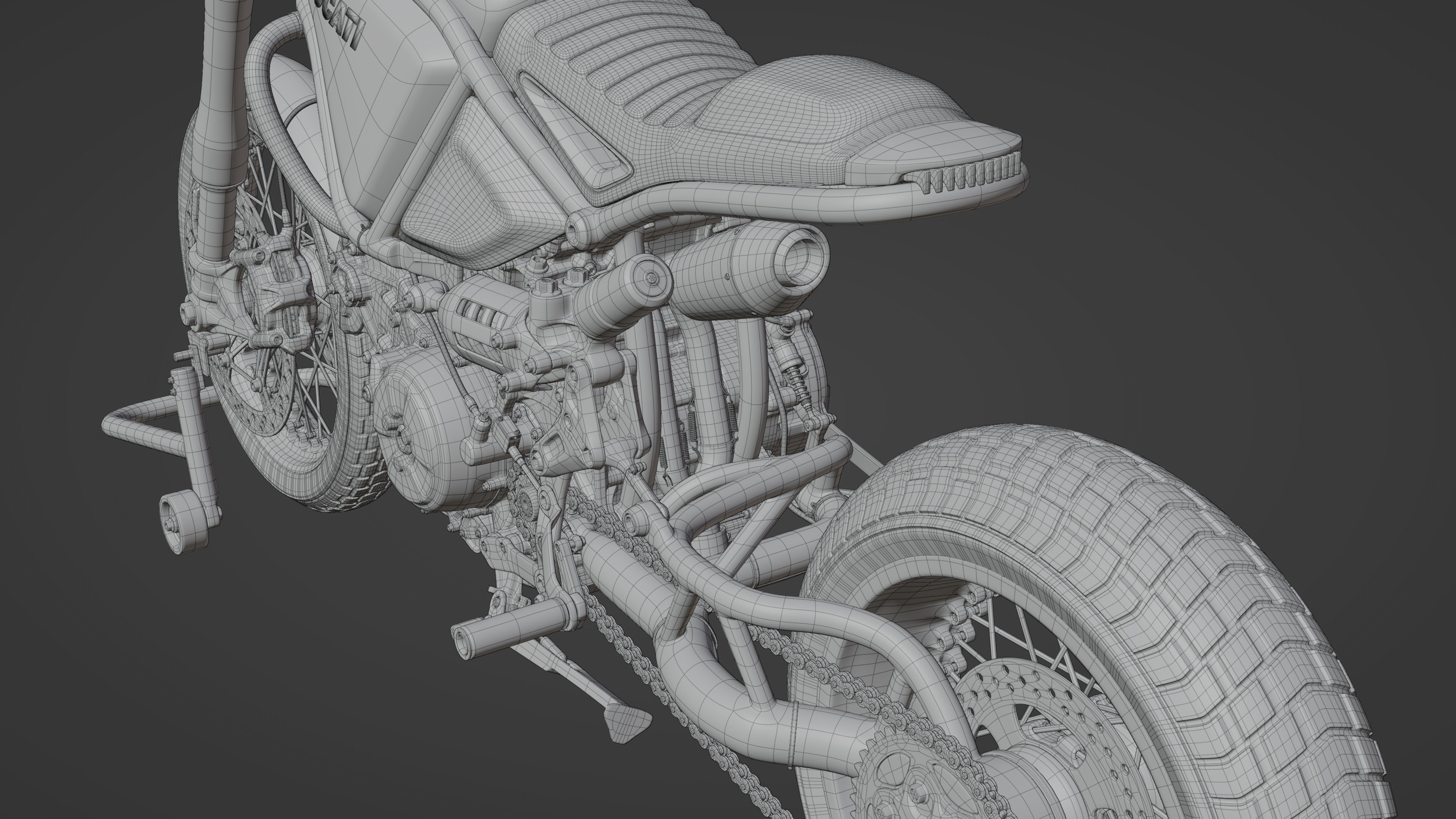 Custom Master Motorcycle 3D model_35