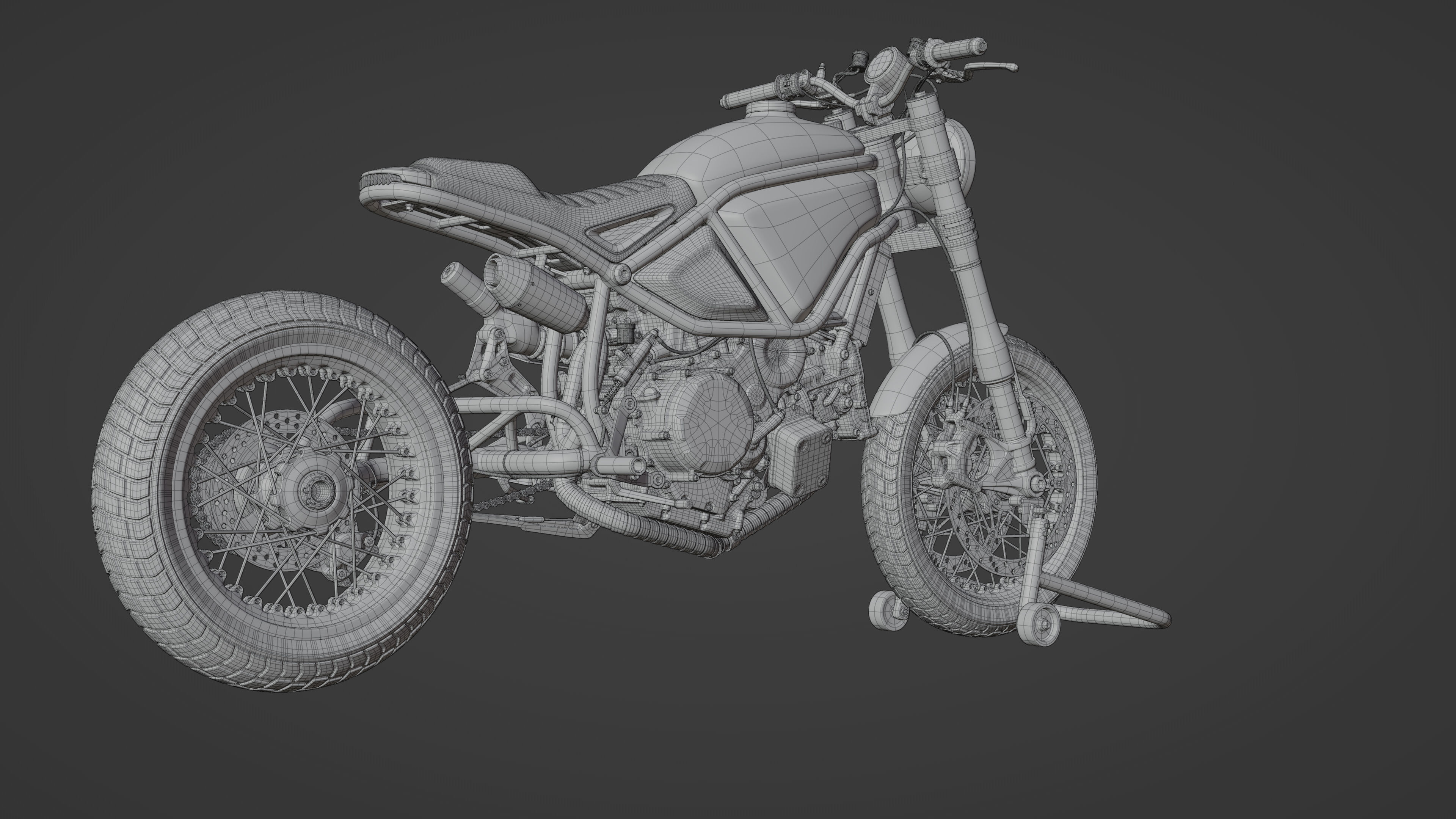 Custom Master Motorcycle 3D model_31