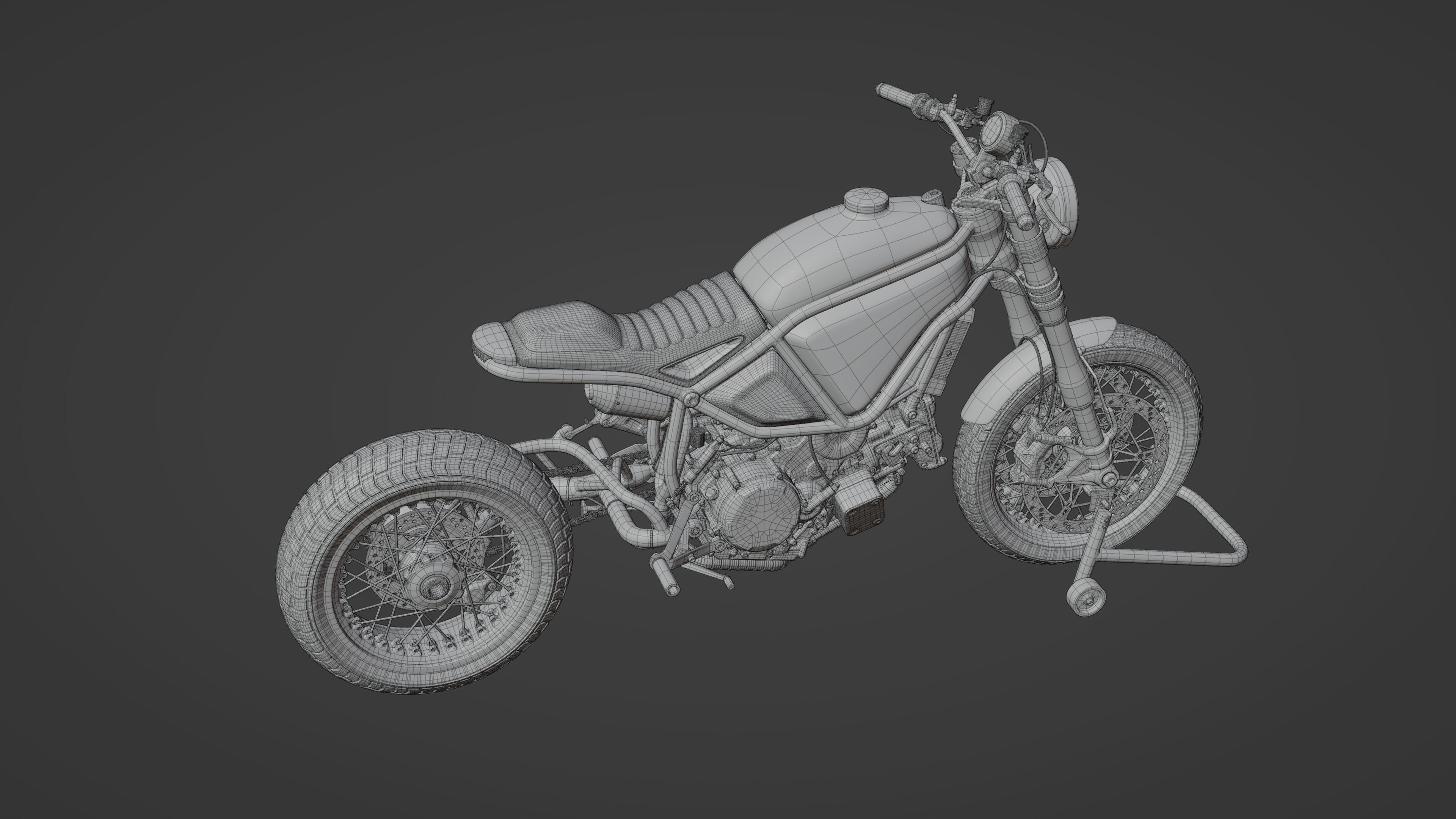 Custom Master Motorcycle 3D model_39