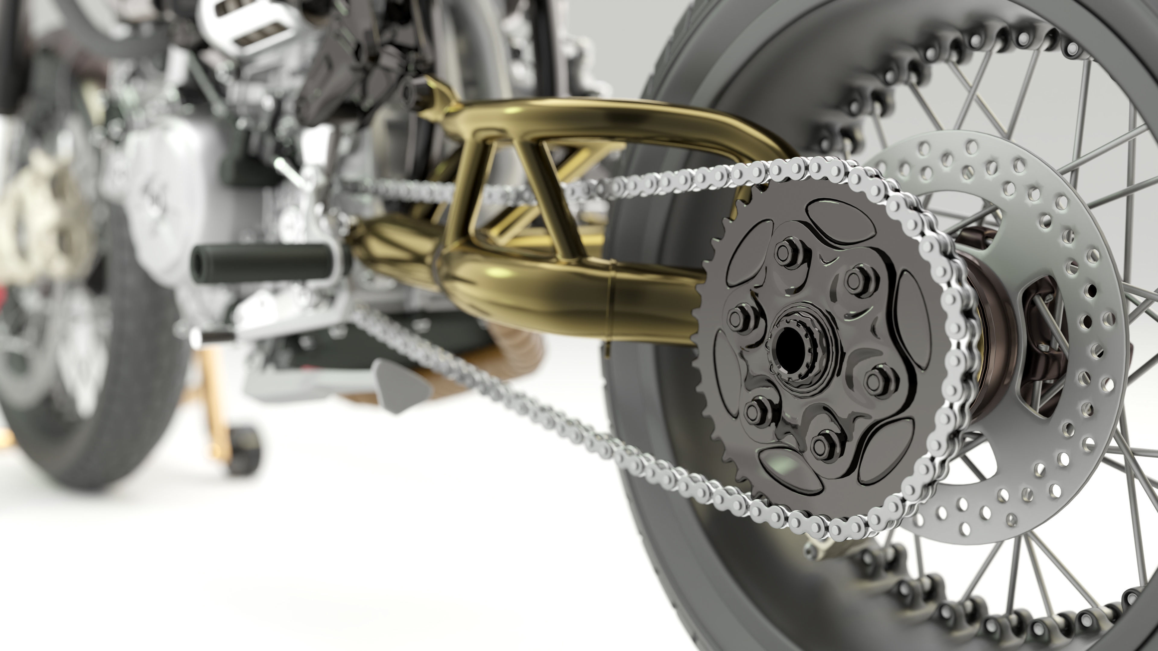 Custom Master Motorcycle 3D model_5