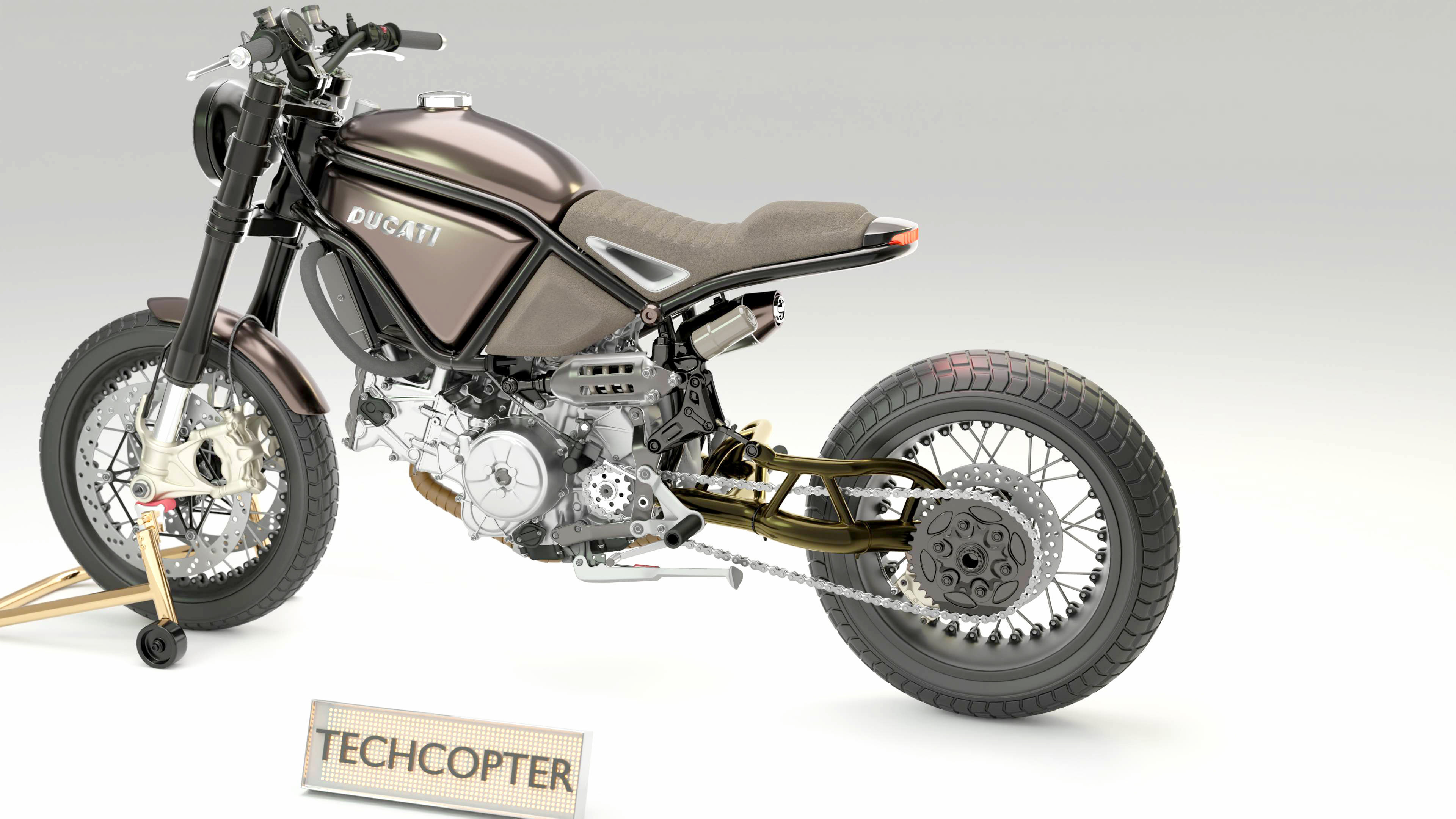 Custom Master Motorcycle 3D model_4