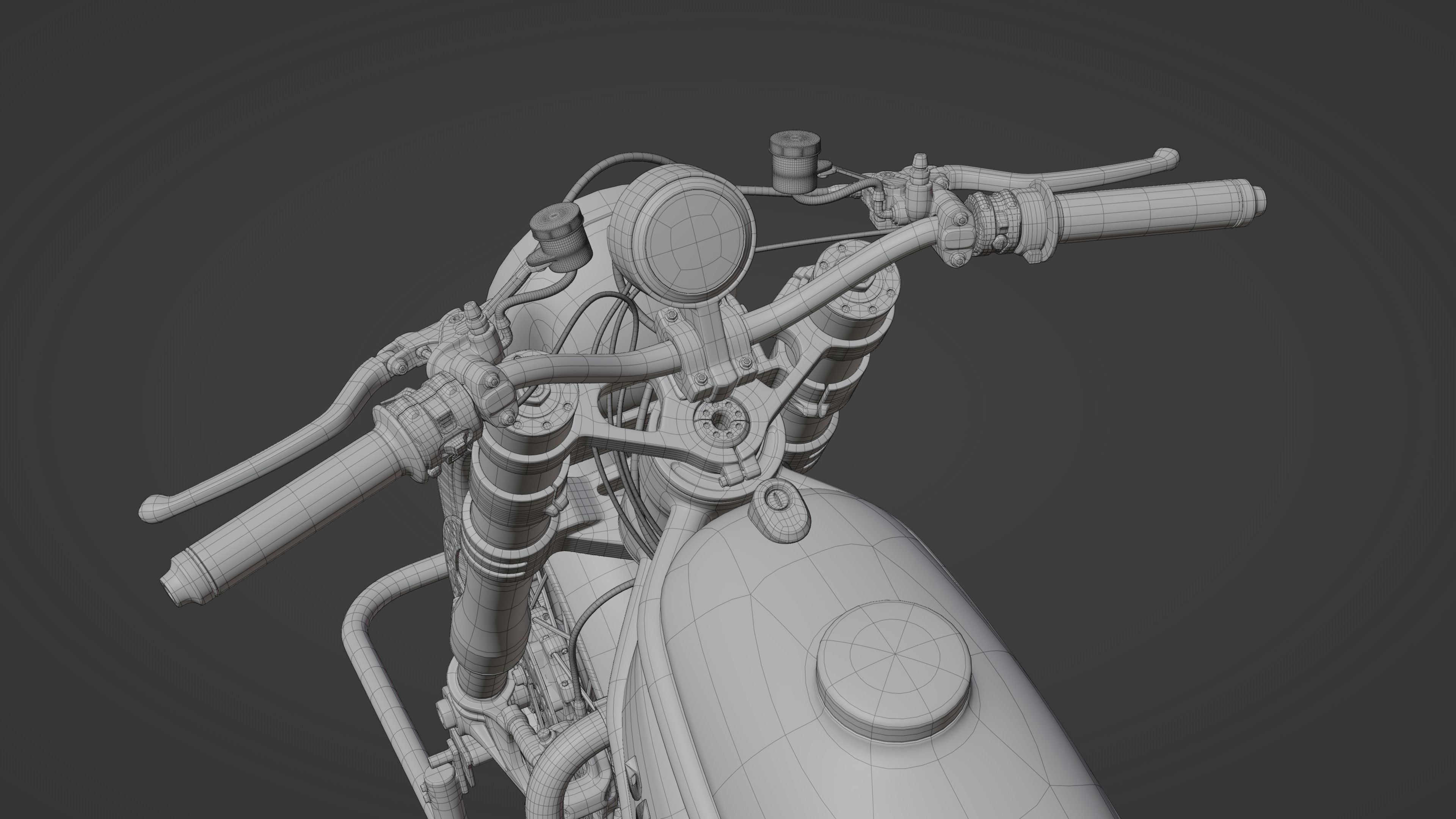 Custom Master Motorcycle 3D model_38