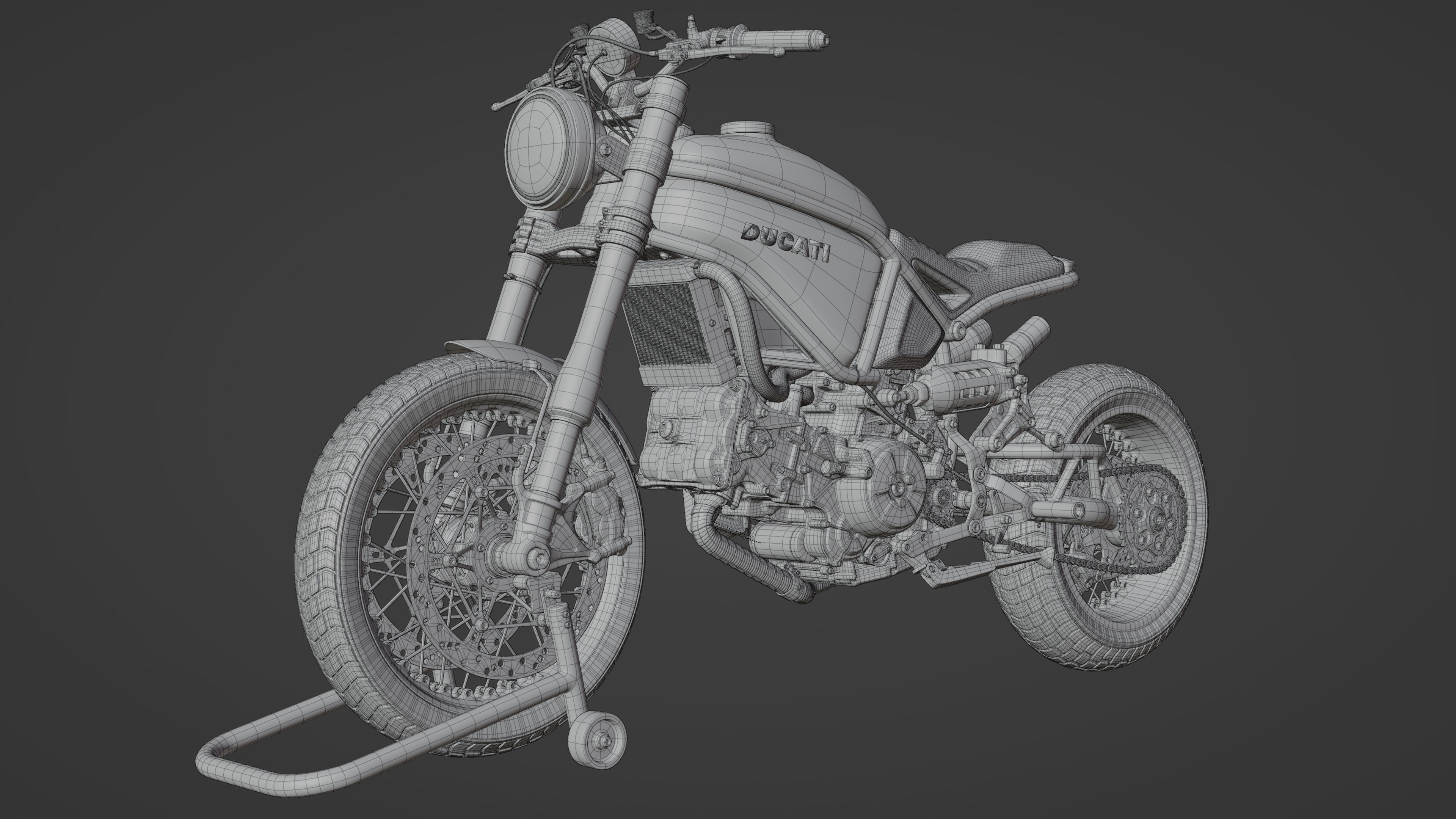 Custom Master Motorcycle 3D model_29