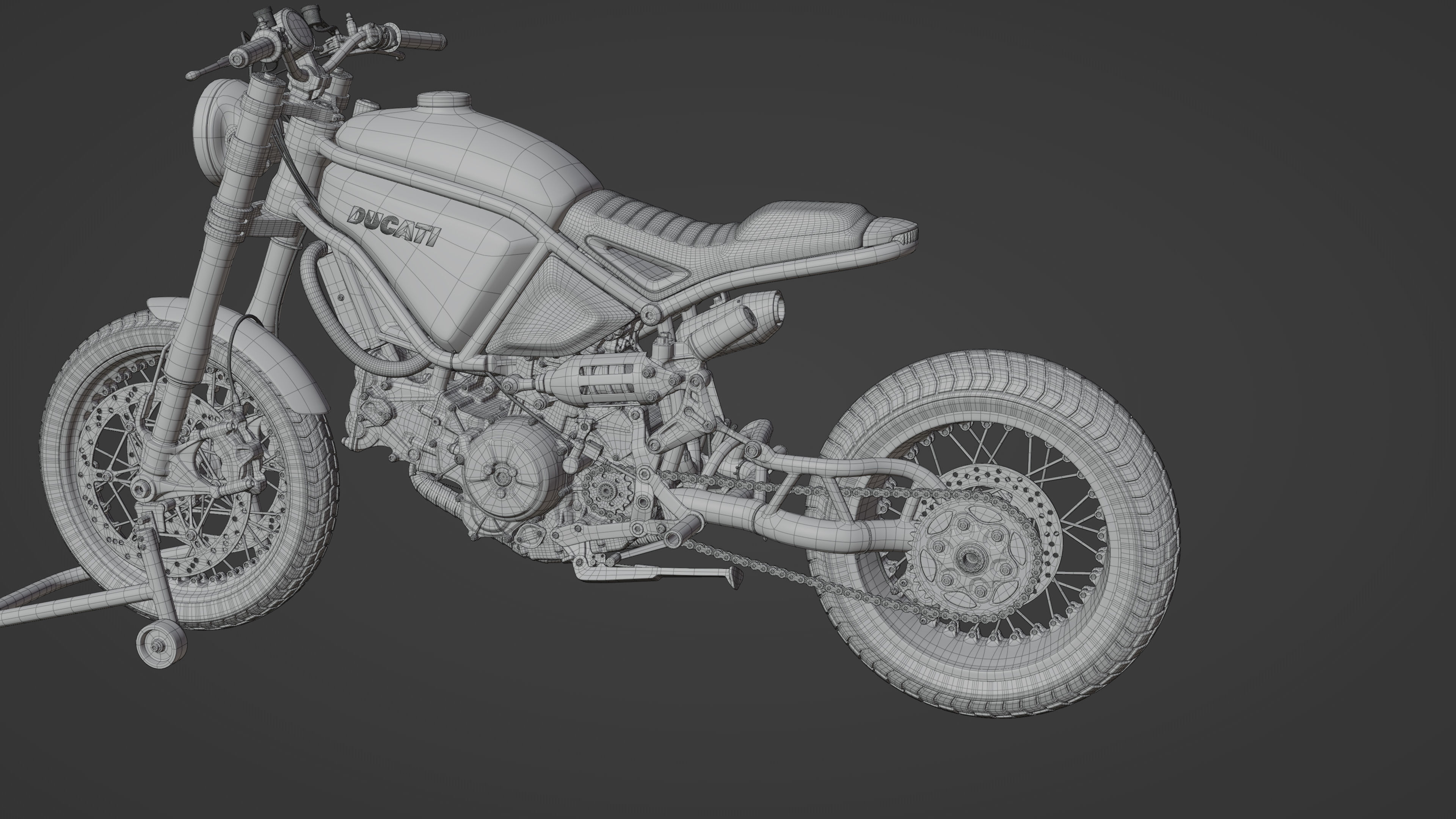Custom Master Motorcycle 3D model_36