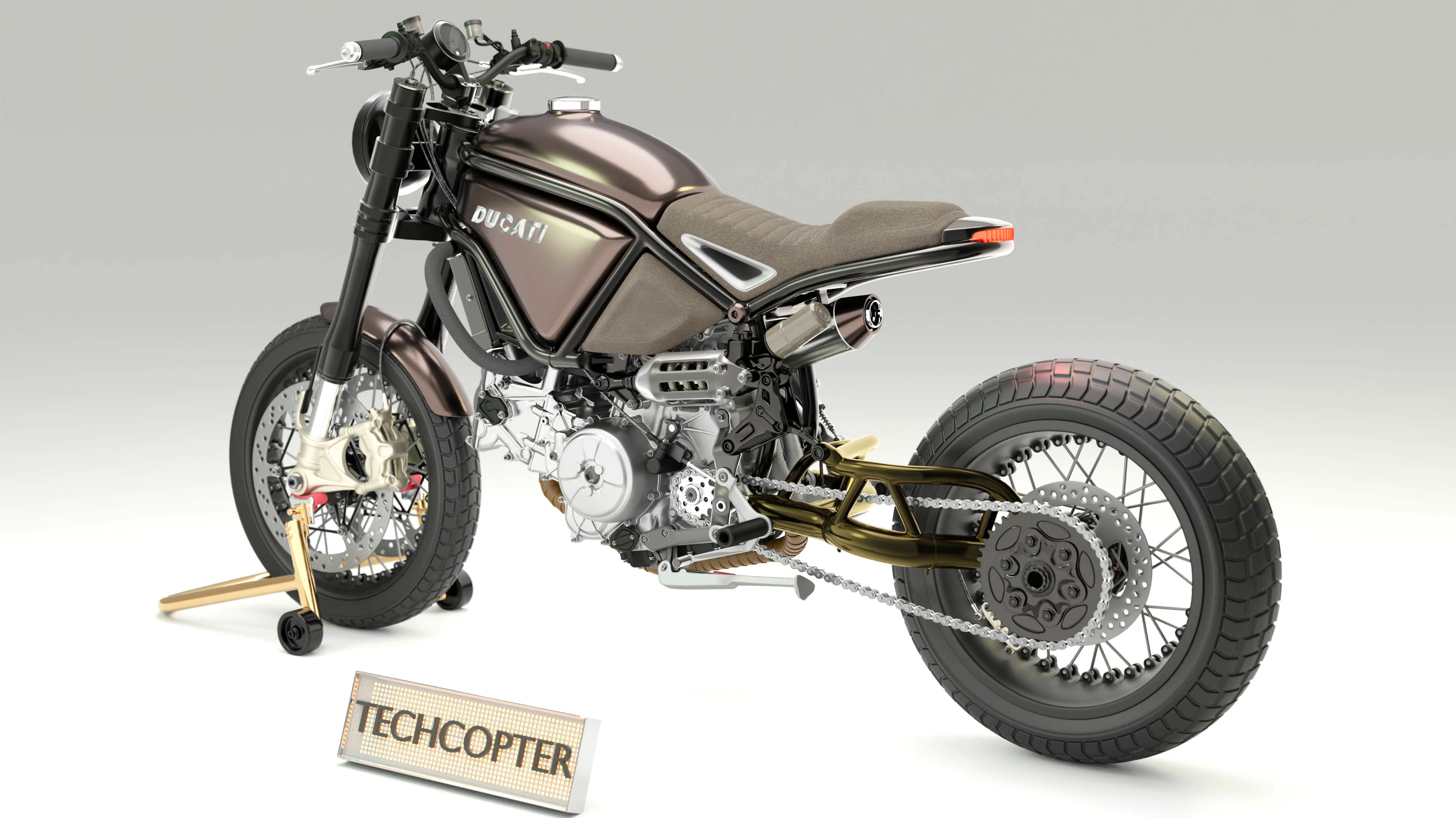 Custom Master Motorcycle 3D model_2