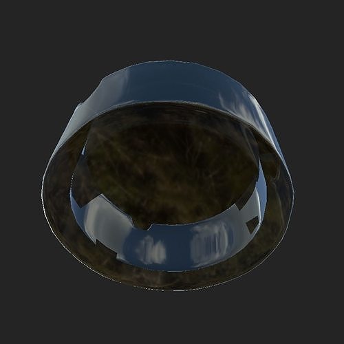 Ash-Tray Low-poly 3D model
