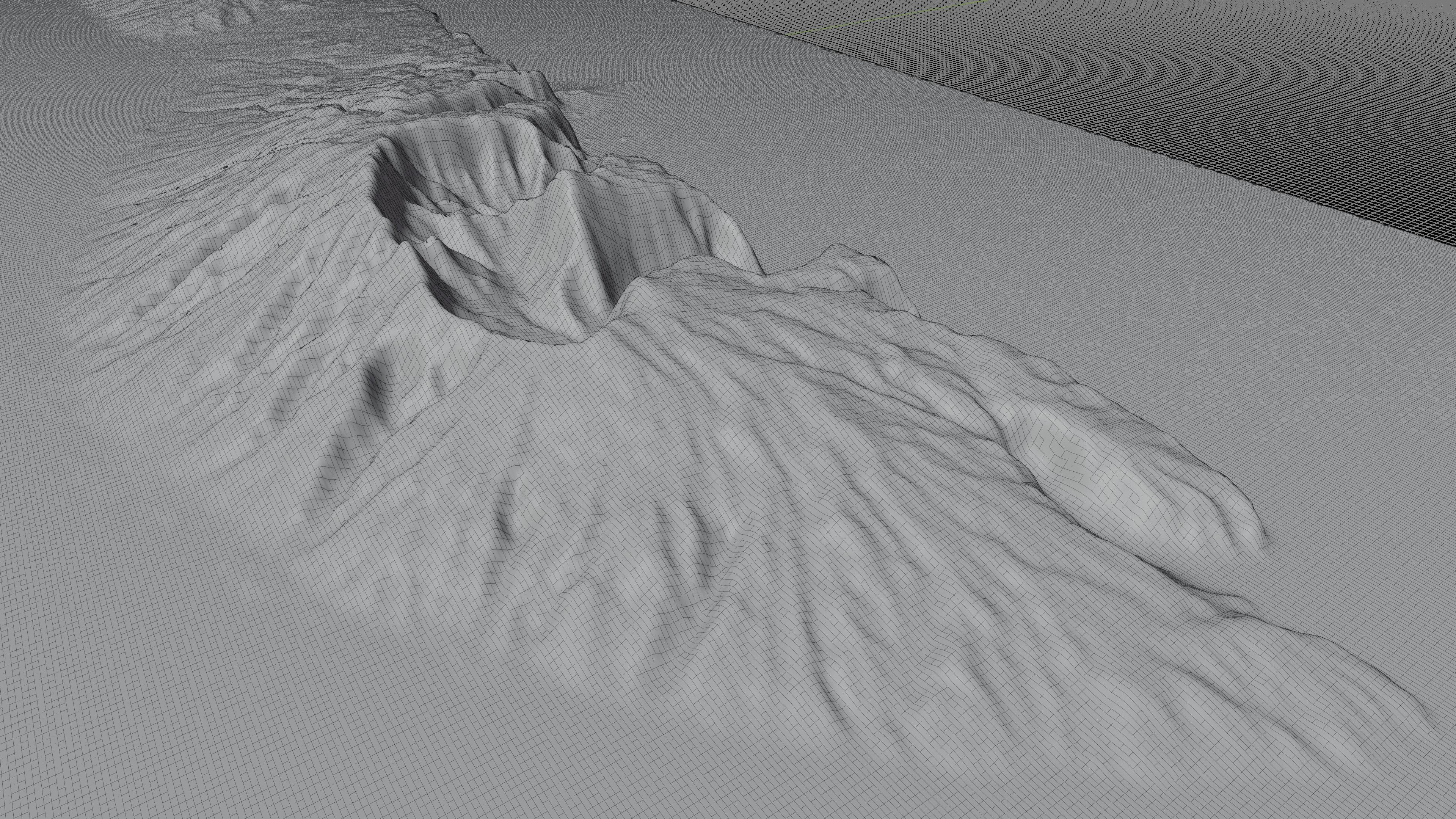 Molokai island full 3d model terrain 3D model_4