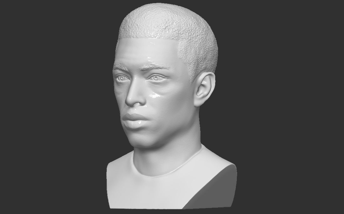 Jude Bellingham bust for 3D printing 3D print model_2