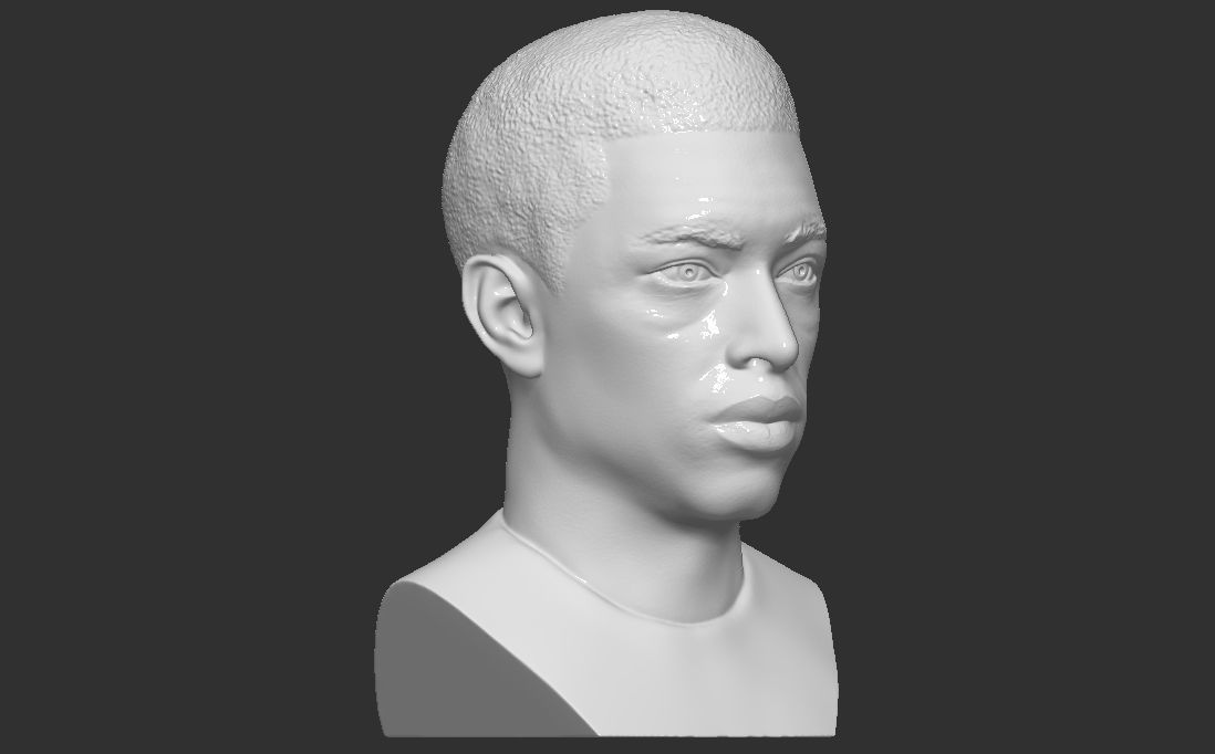 Jude Bellingham bust for 3D printing 3D print model_9