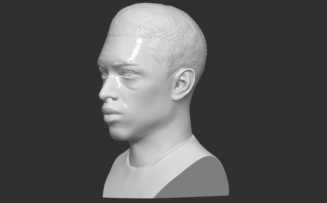 Jude Bellingham bust for 3D printing 3D print model_3