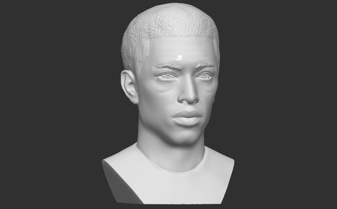 Jude Bellingham bust for 3D printing 3D print model_10