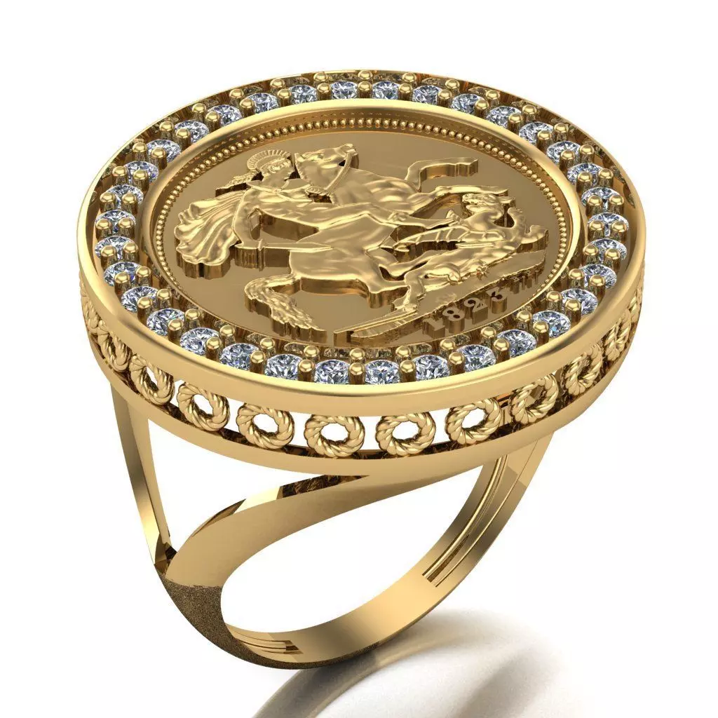 Lira Ring 008 3D print model