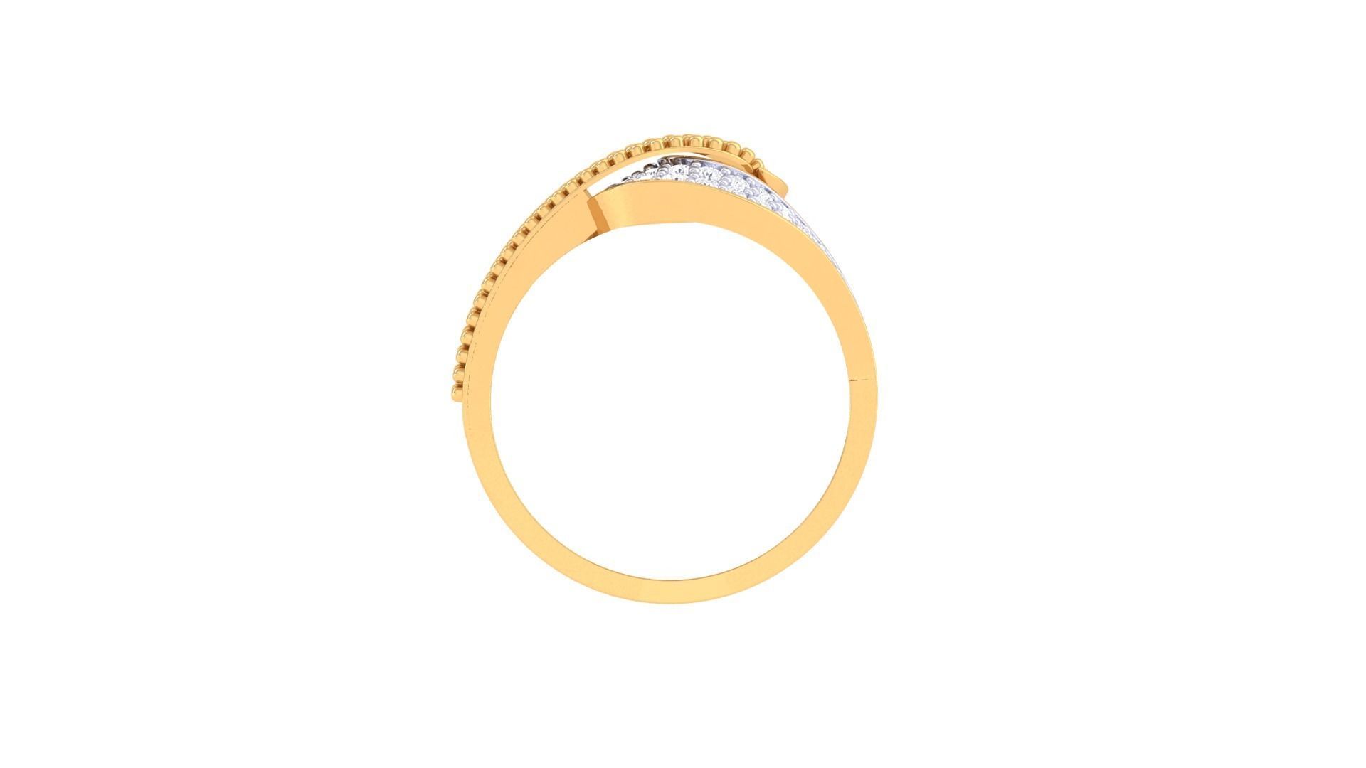 Balls High Jewelry Diamond Cocktail Ring 3dm stl obj renders 3D print model_12