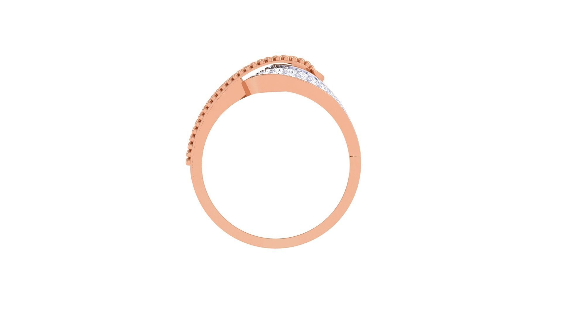 Balls High Jewelry Diamond Cocktail Ring 3dm stl obj renders 3D print model_10