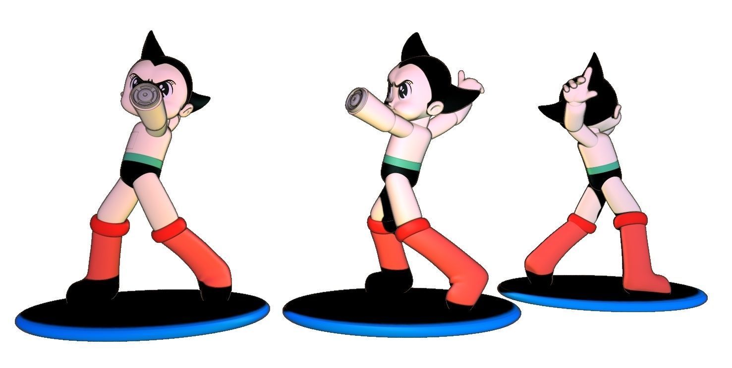 Astro Boy Mighty Atom 3D print model_3