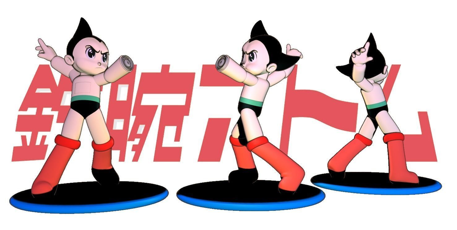 Astro Boy Mighty Atom 3D print model_1