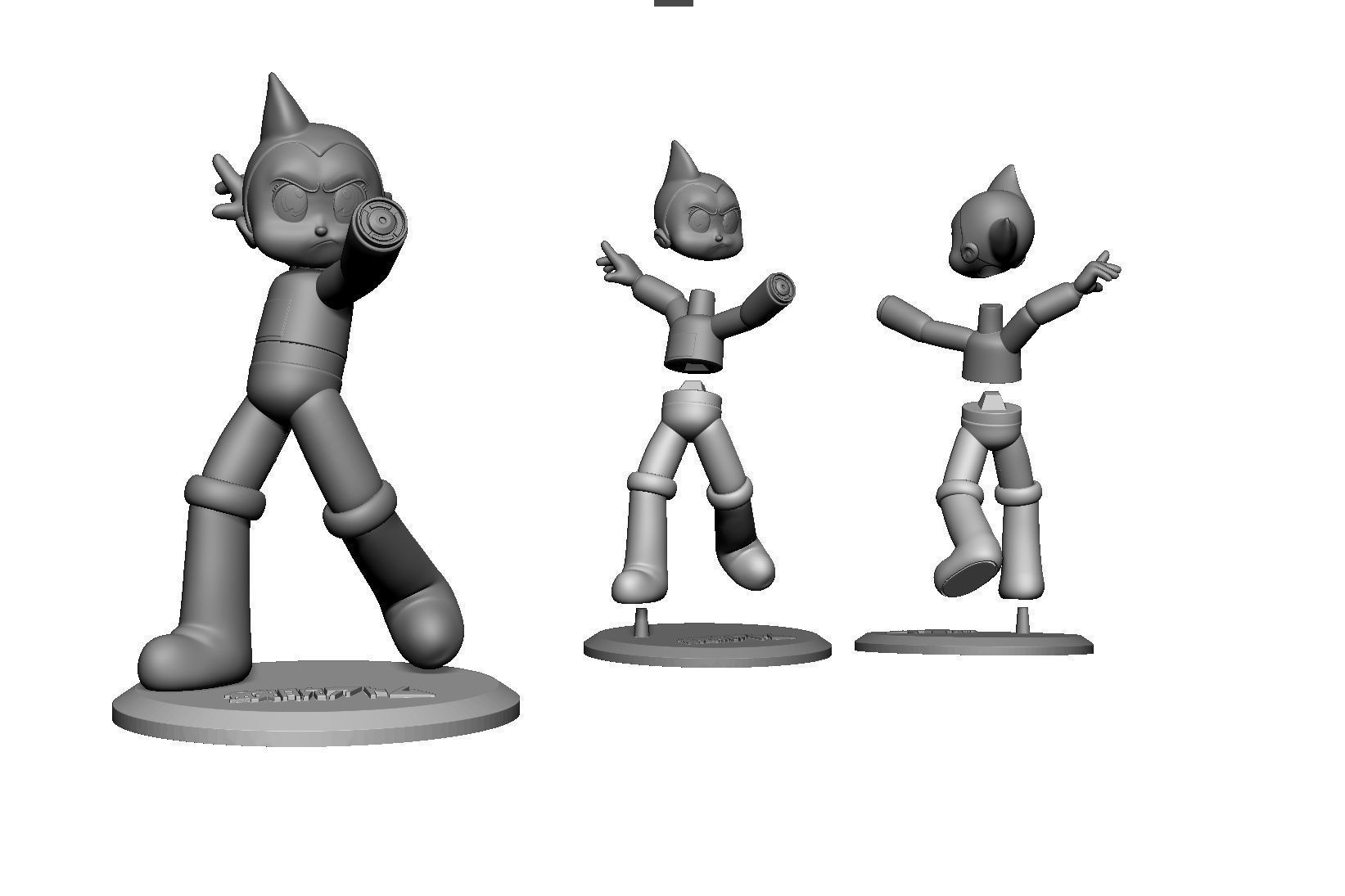 Astro Boy Mighty Atom 3D print model_7