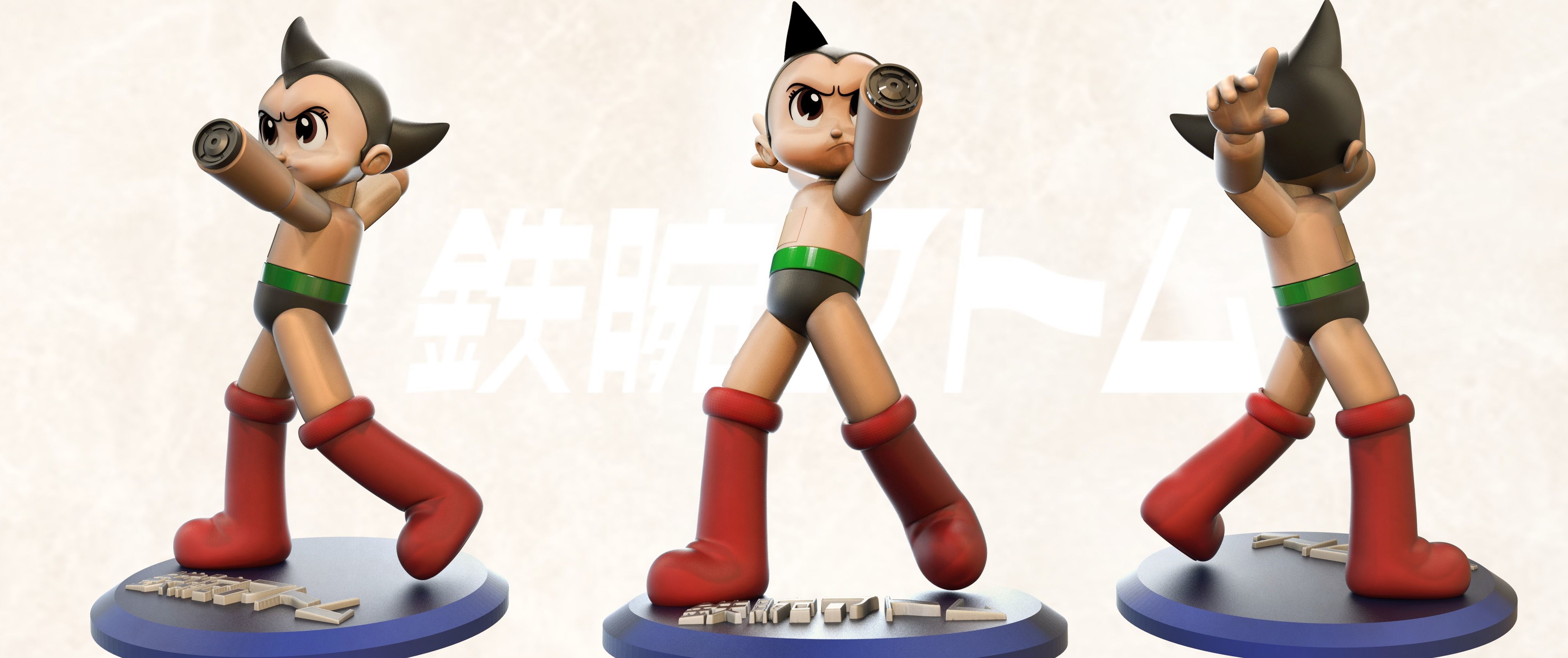 Astro Boy Mighty Atom 3D print model_5