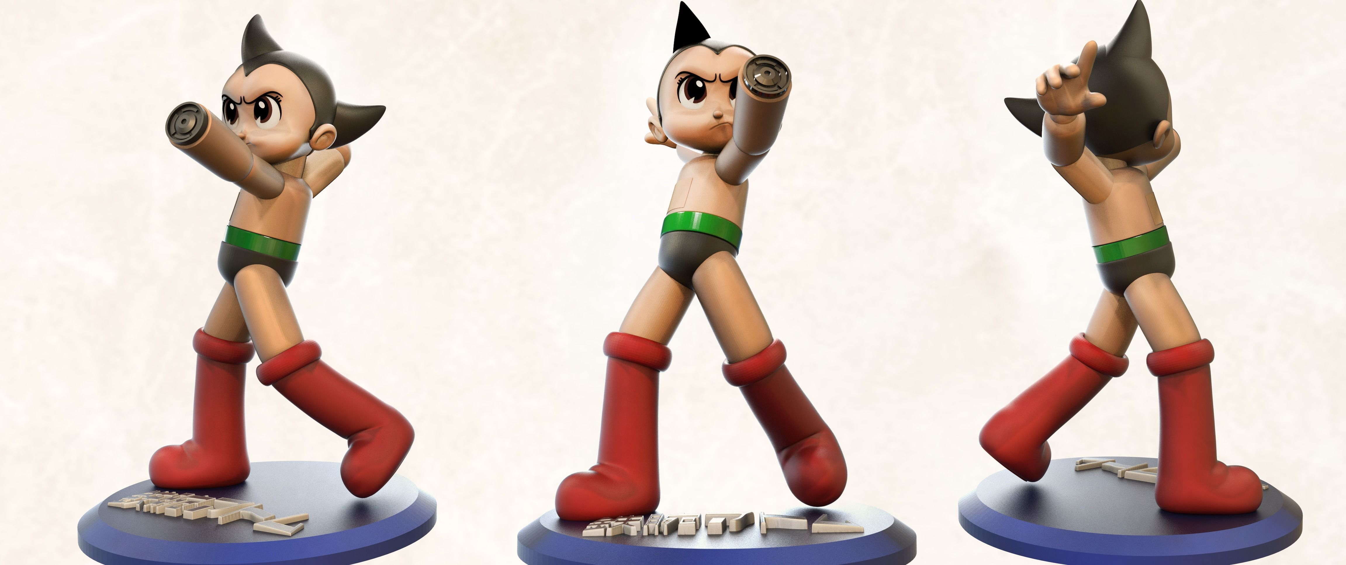 Astro Boy Mighty Atom 3D print model_4