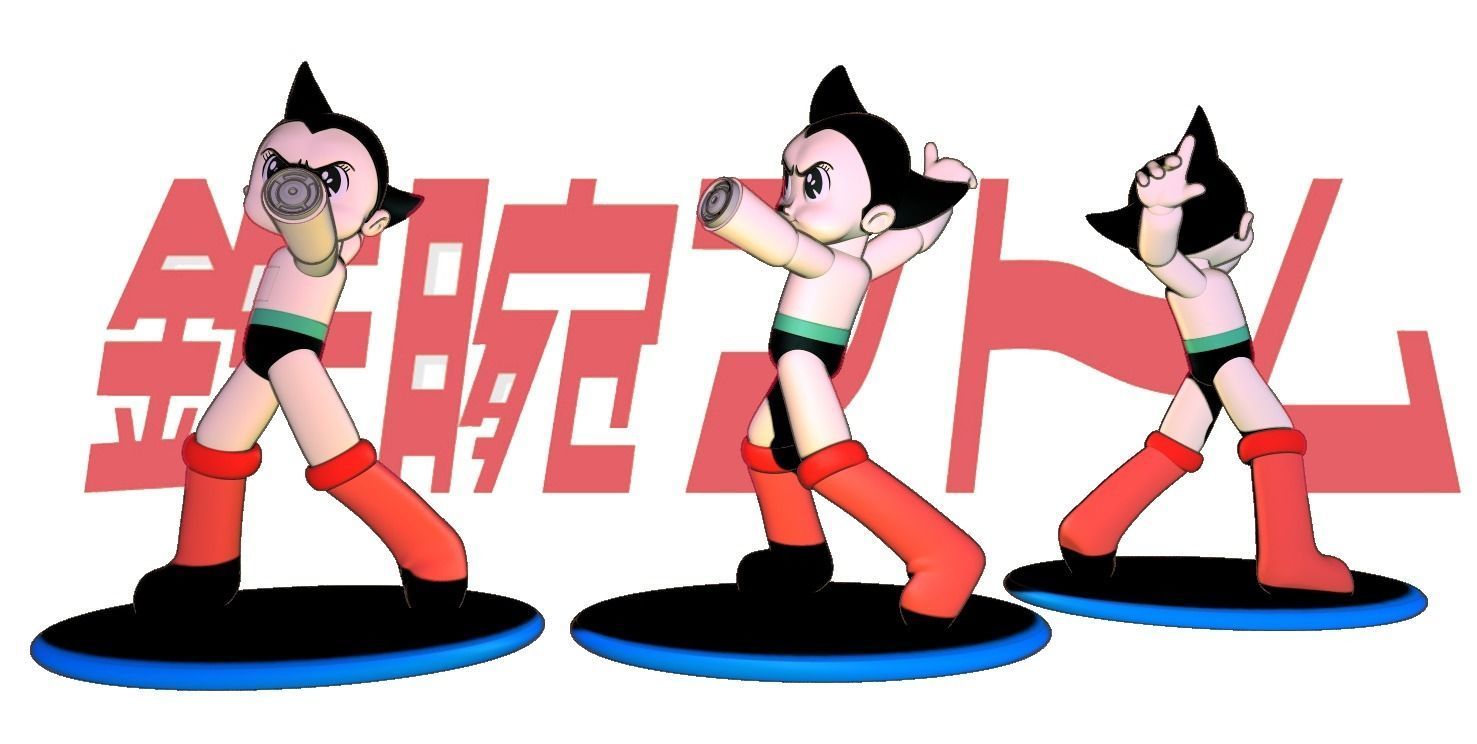 Astro Boy Mighty Atom 3D print model_6