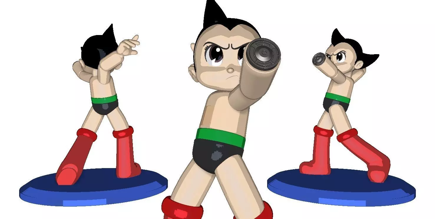 Astro Boy Mighty Atom 3D print model_0