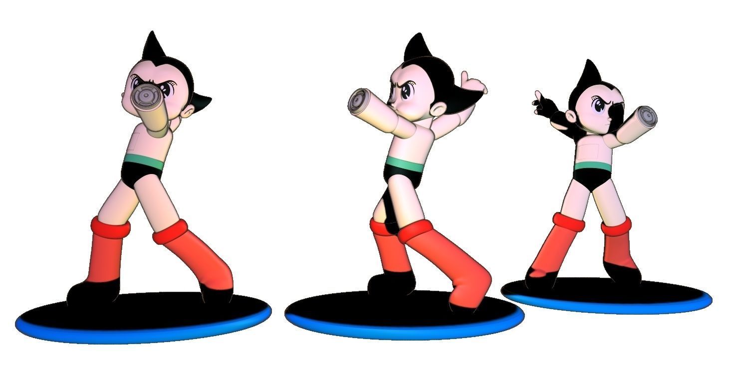 Astro Boy Mighty Atom 3D print model_2