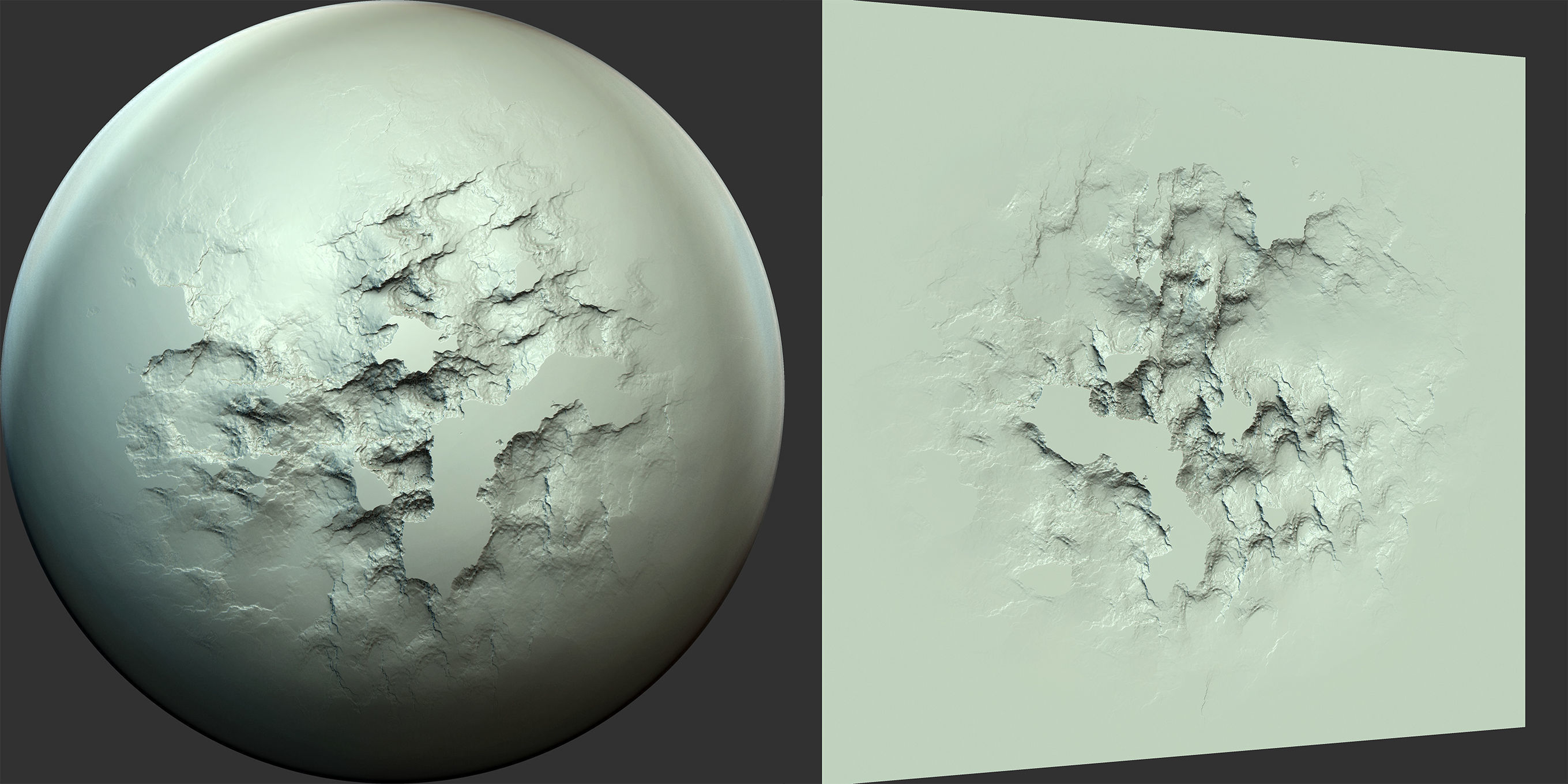 Wall and Stone Damage Brush and Alpha Low-poly 3D model_18