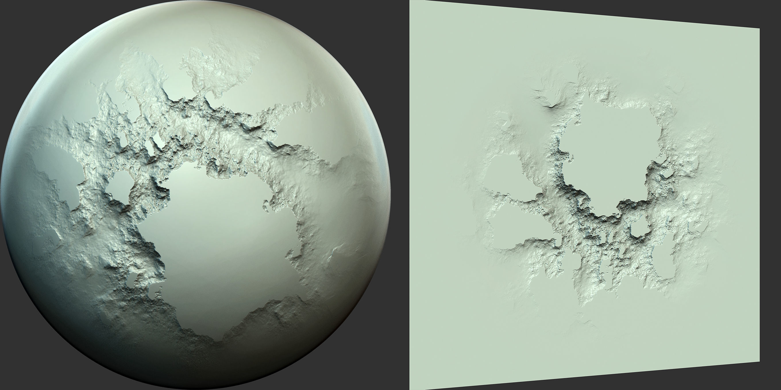 Wall and Stone Damage Brush and Alpha Low-poly 3D model_6