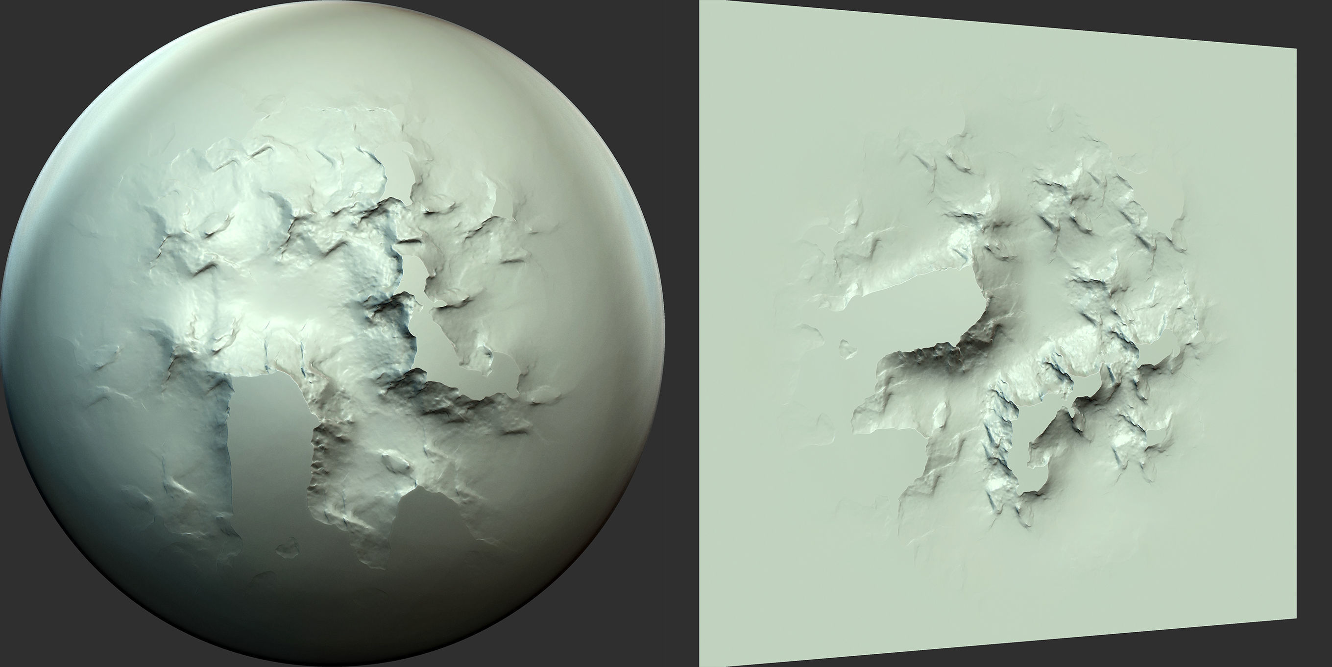 Wall and Stone Damage Brush and Alpha Low-poly 3D model_20