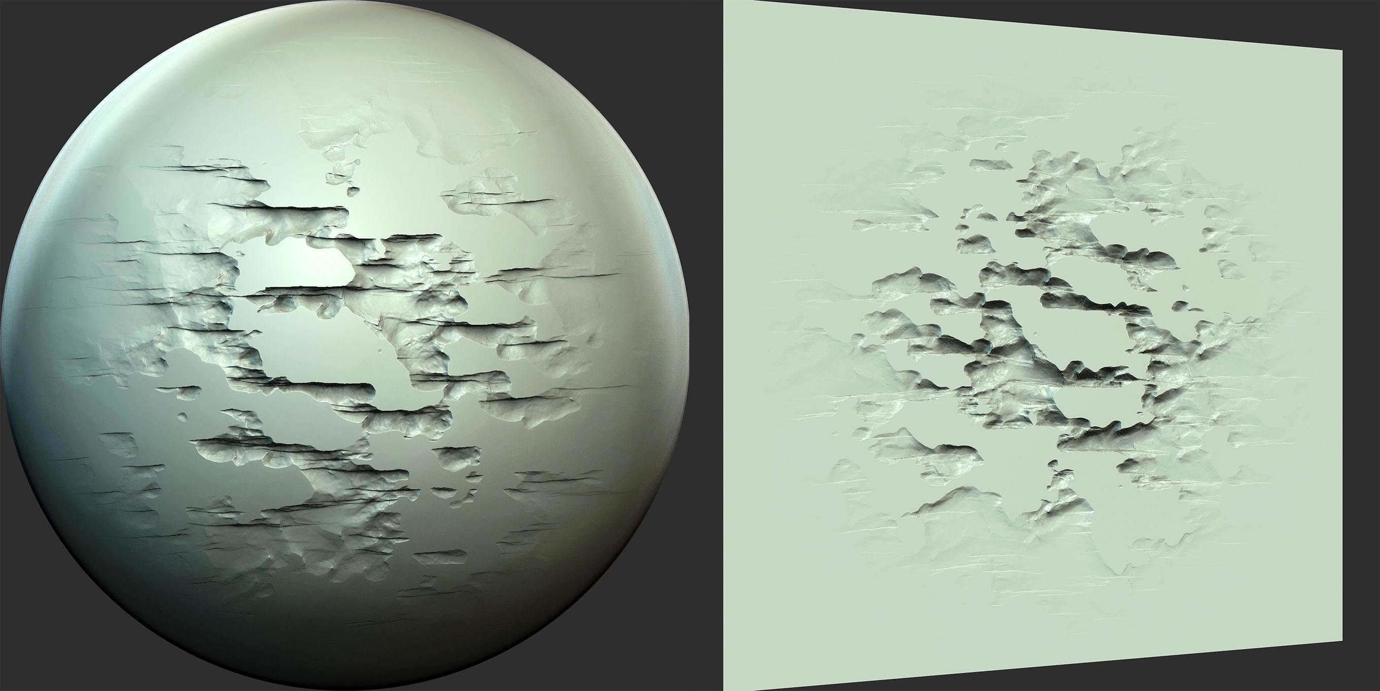 Wall and Stone Damage Brush and Alpha Low-poly 3D model_11