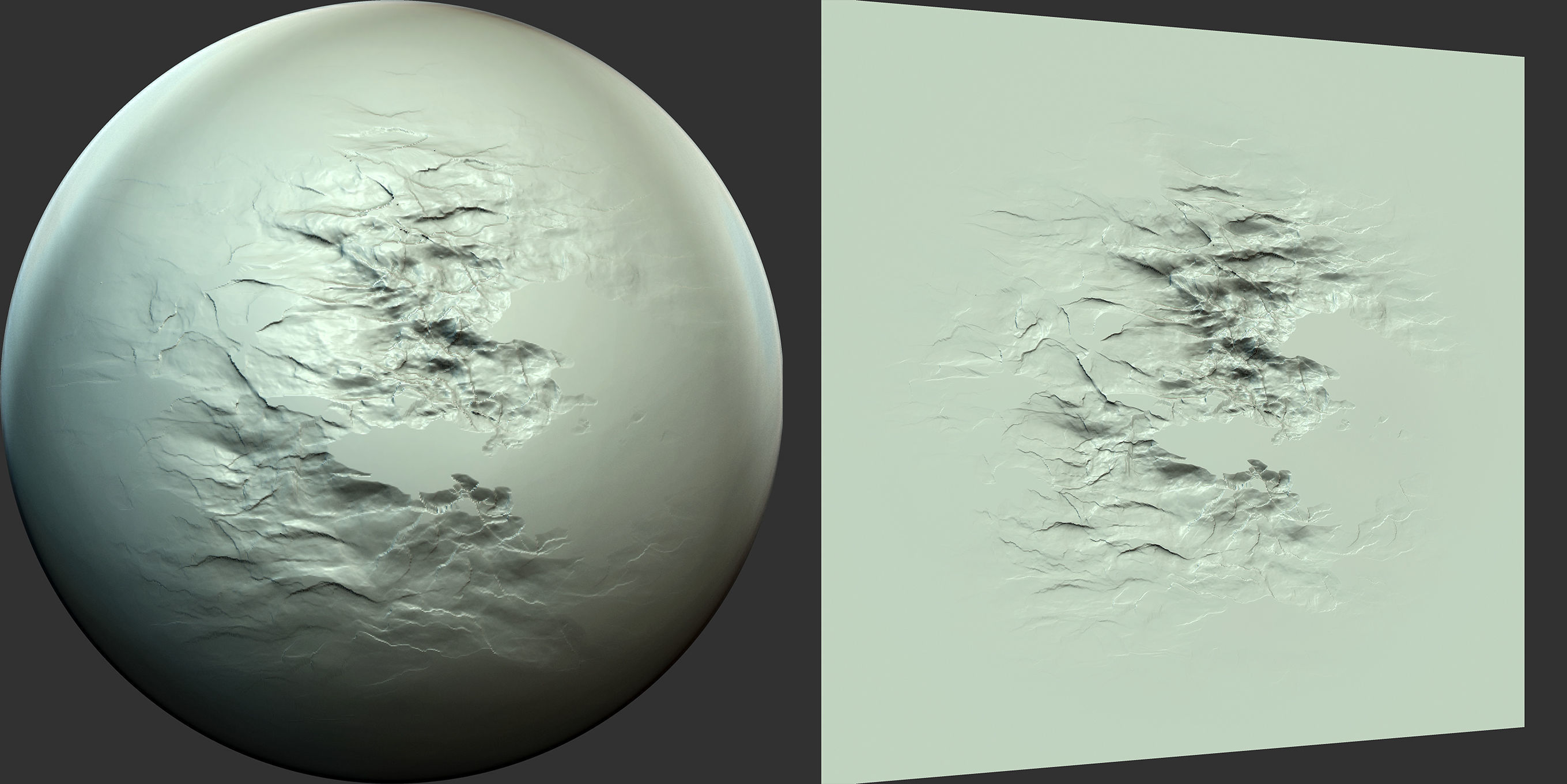 Wall and Stone Damage Brush and Alpha Low-poly 3D model_10