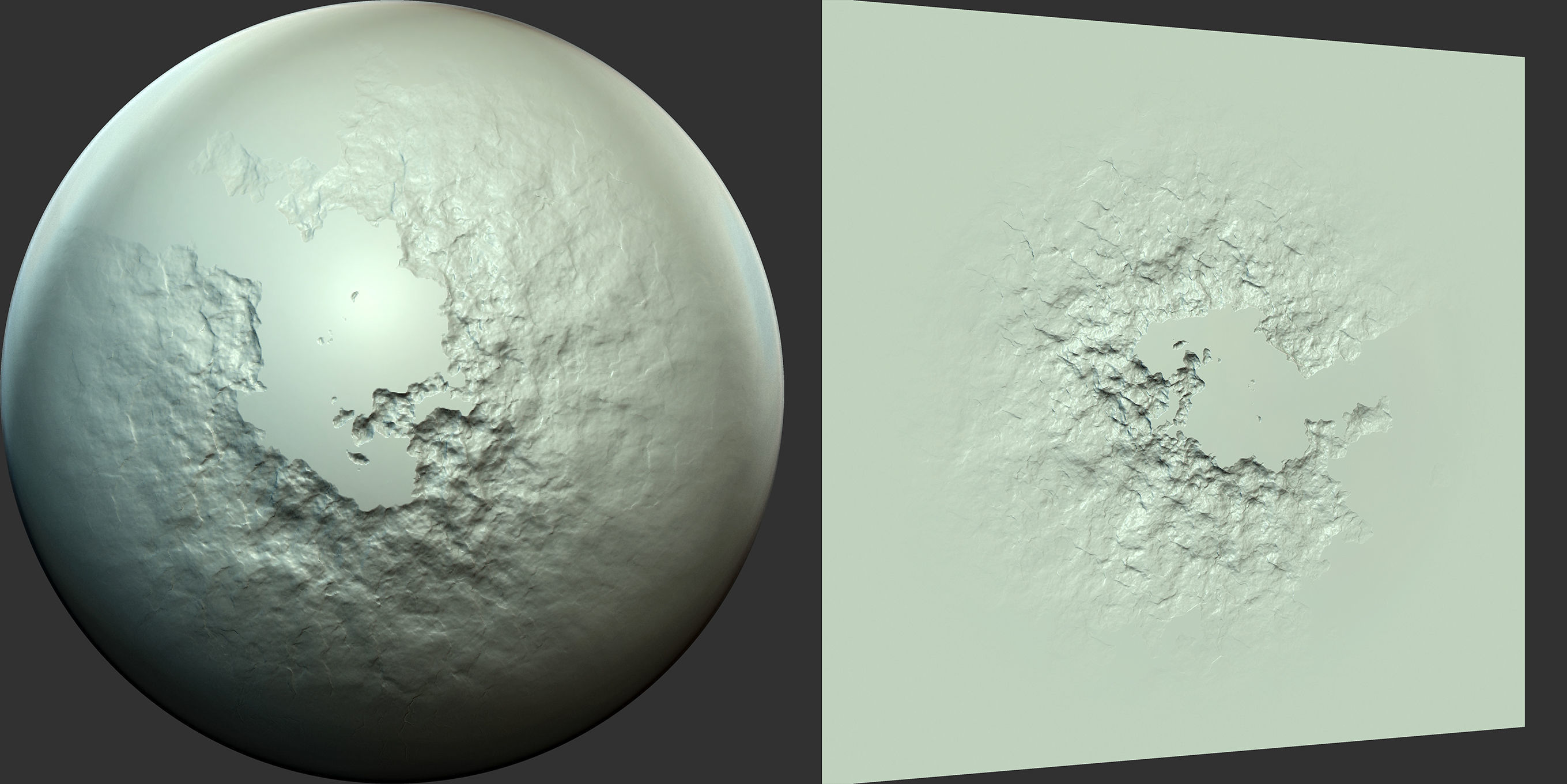 Wall and Stone Damage Brush and Alpha Low-poly 3D model_12