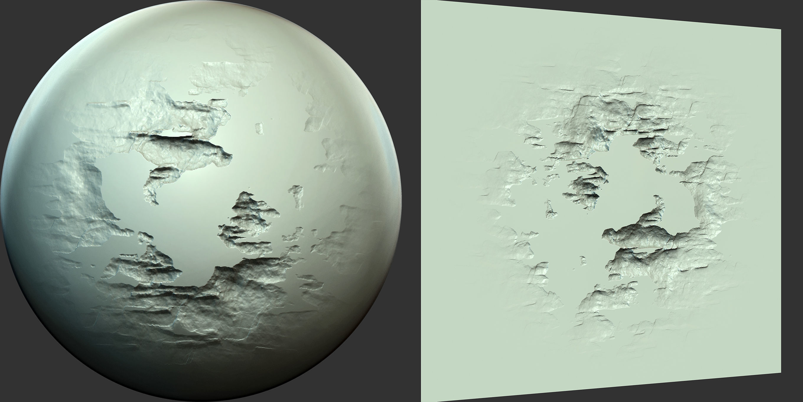 Wall and Stone Damage Brush and Alpha Low-poly 3D model_8